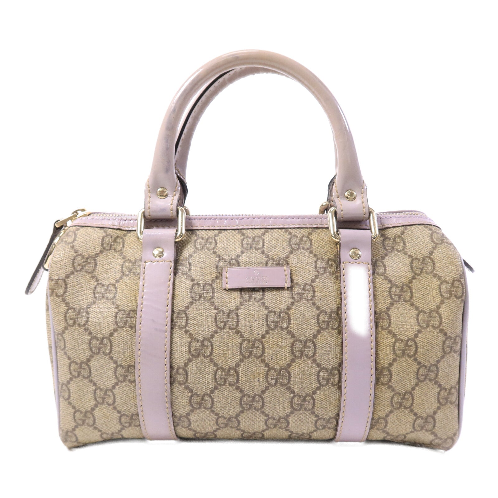 GUCCI 塗層帆布Boston Bag手提包