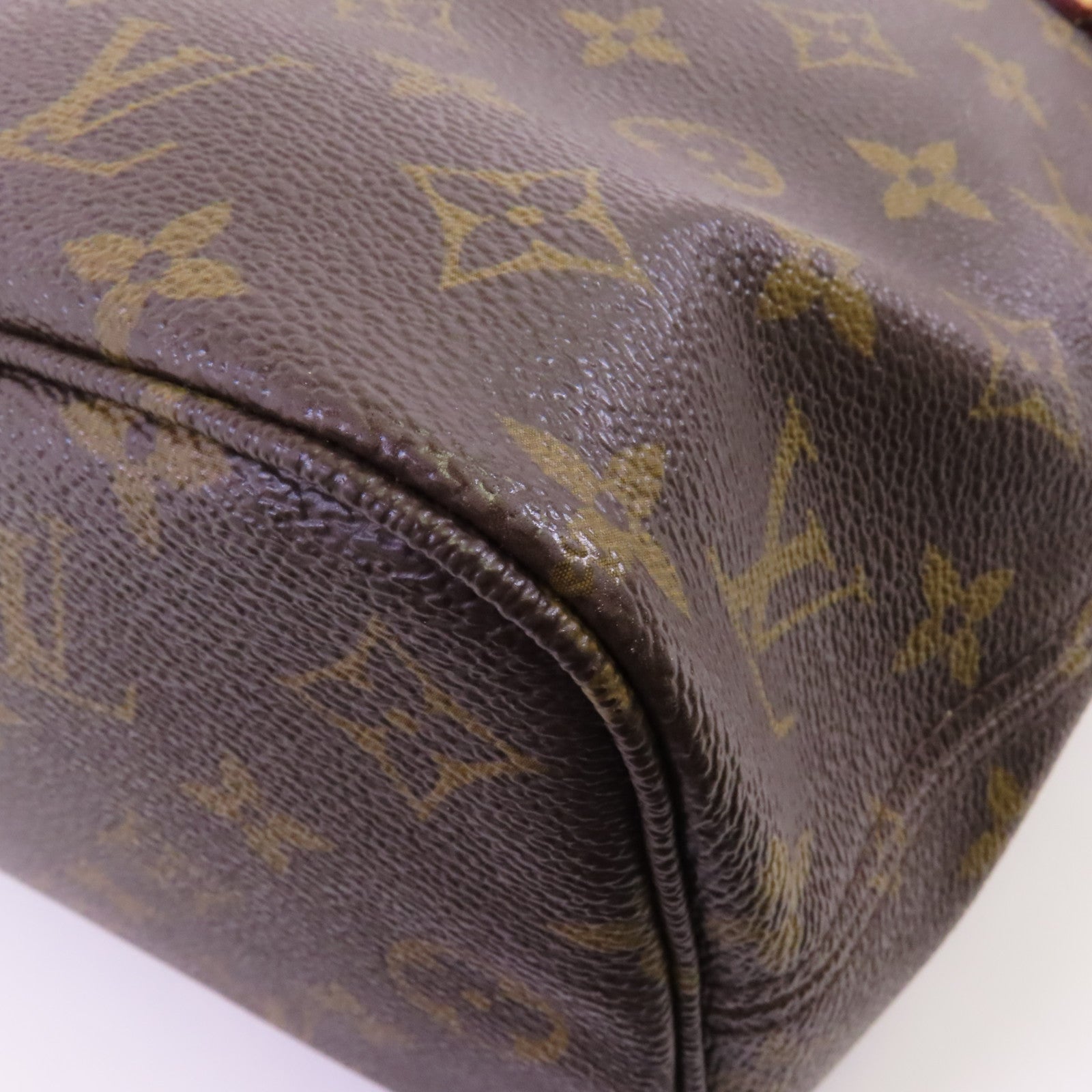 LOUIS VUITTON Monogram Neverfull PM金扣肩背袋