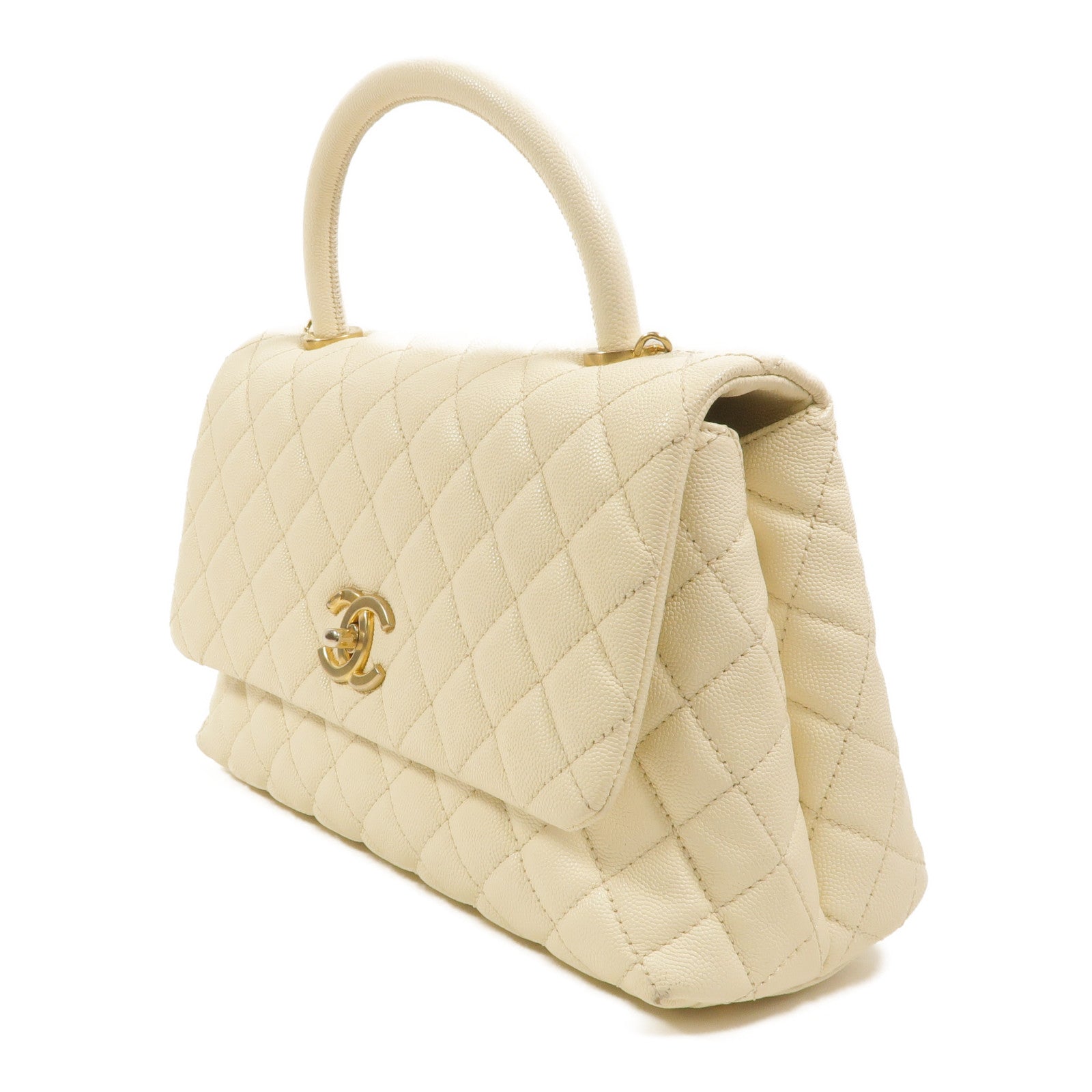 CHANEL 牛皮皮革Coco Handle Bag手挽肩背兩用袋