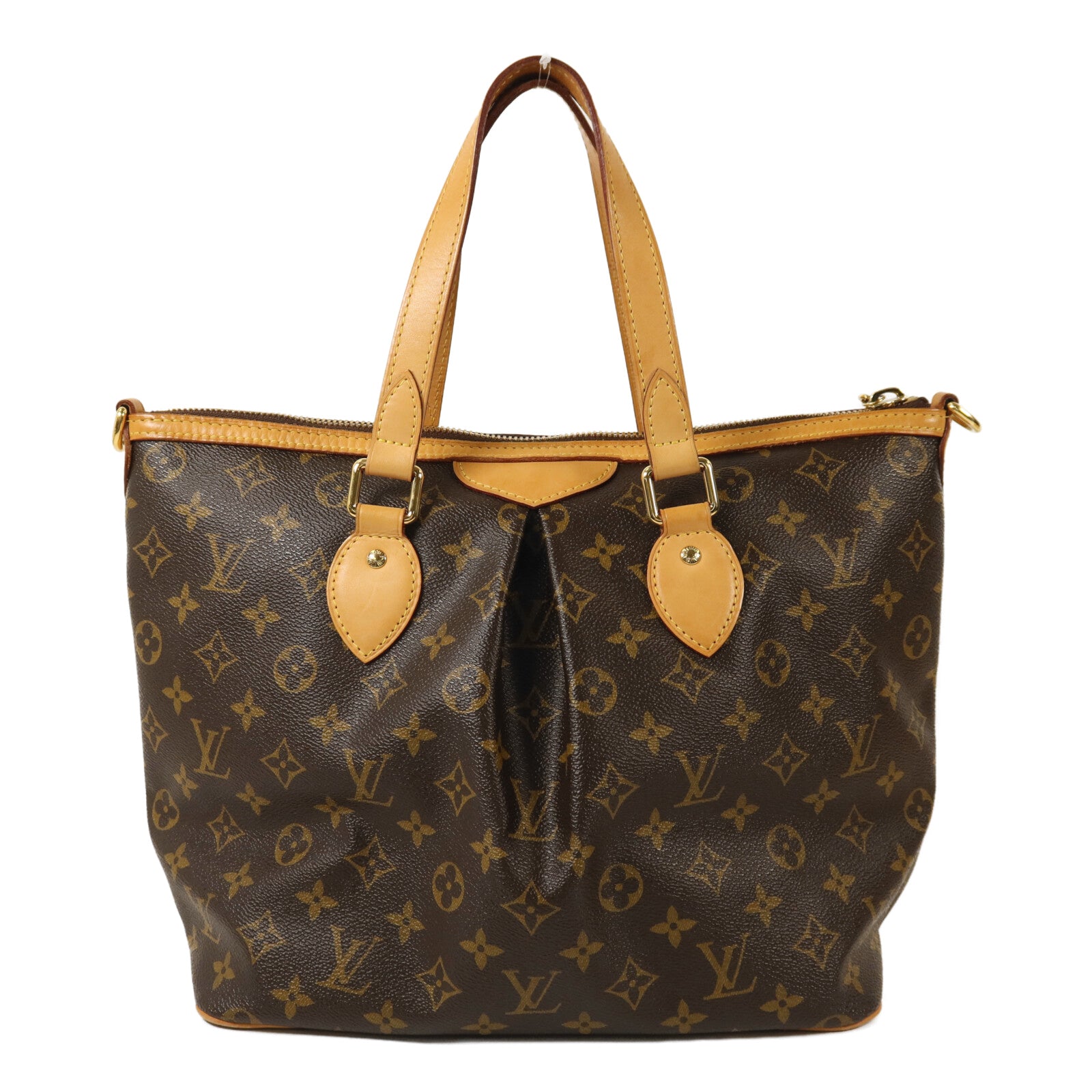 LOUIS VUITTON Monogram Palermo PM金扣手挽肩背兩用袋