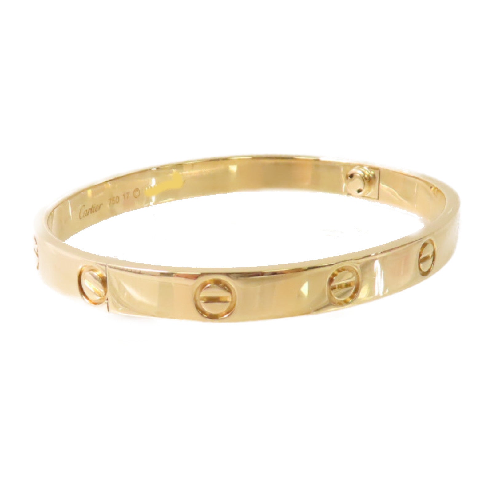 CARTIER 18K黃金Love Bracelet Classic Model手鐲#17