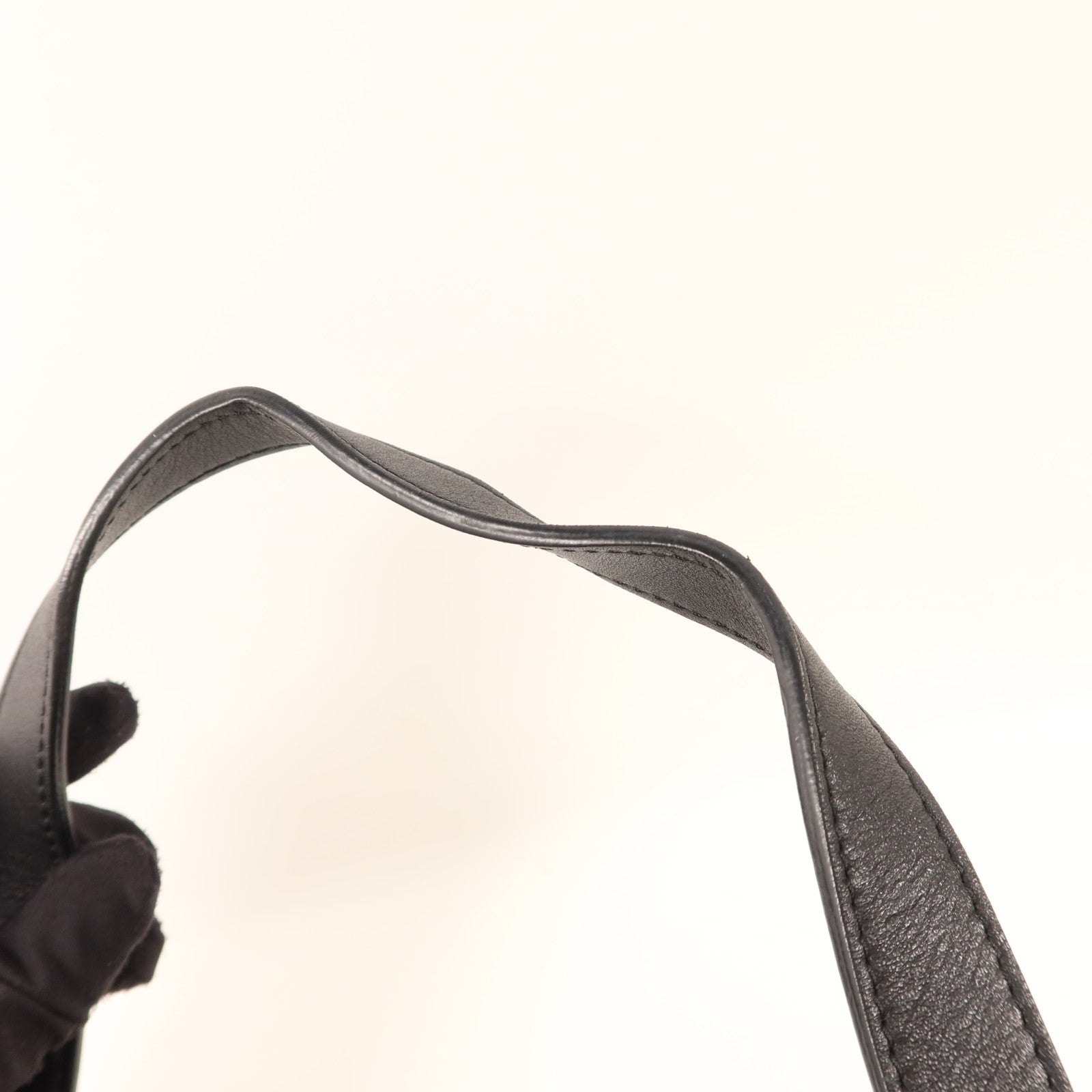 agnes b. 尼龍Shoulder Bag銀扣肩背袋