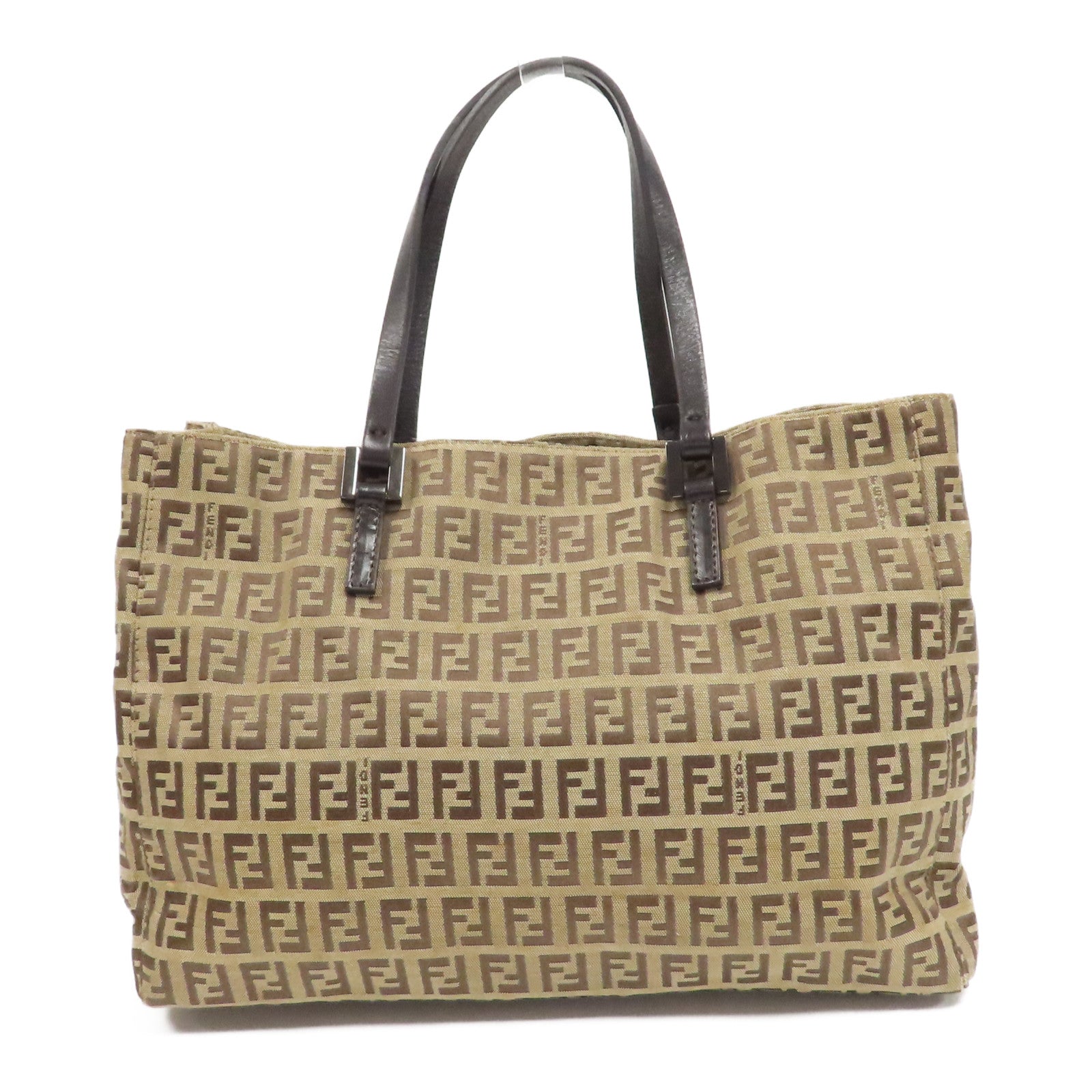 FENDI 【激減優惠】帆布Hand Bag手挽袋啡色