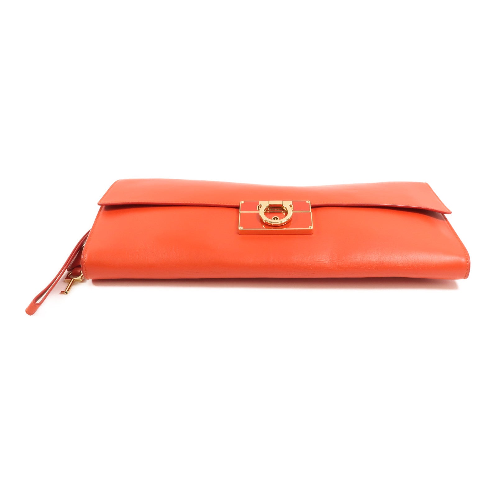 Salvatore Ferragamo 牛皮皮革Clutch Bag金扣手提包