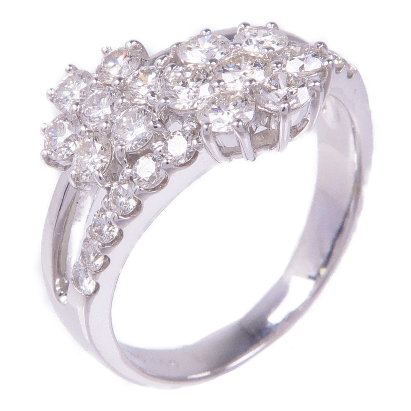JEWELRY 【激減優惠】18K白金Diamond Ring鑽石戒指US#7