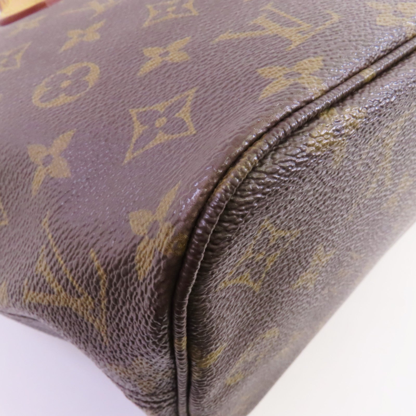 LOUIS VUITTON Monogram Neverfull PM金扣肩背袋