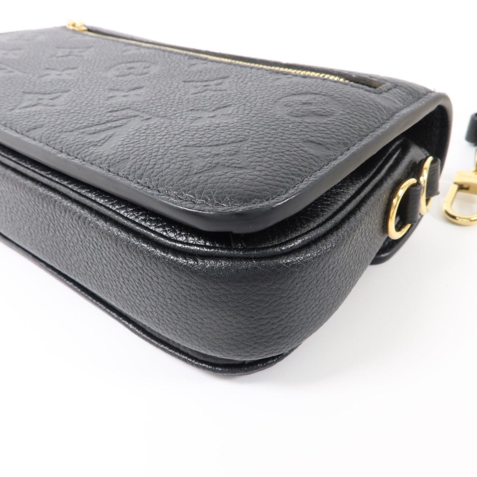 LOUIS VUITTON Monogram Empreinte Pochette Metis East West手挽肩背兩用袋