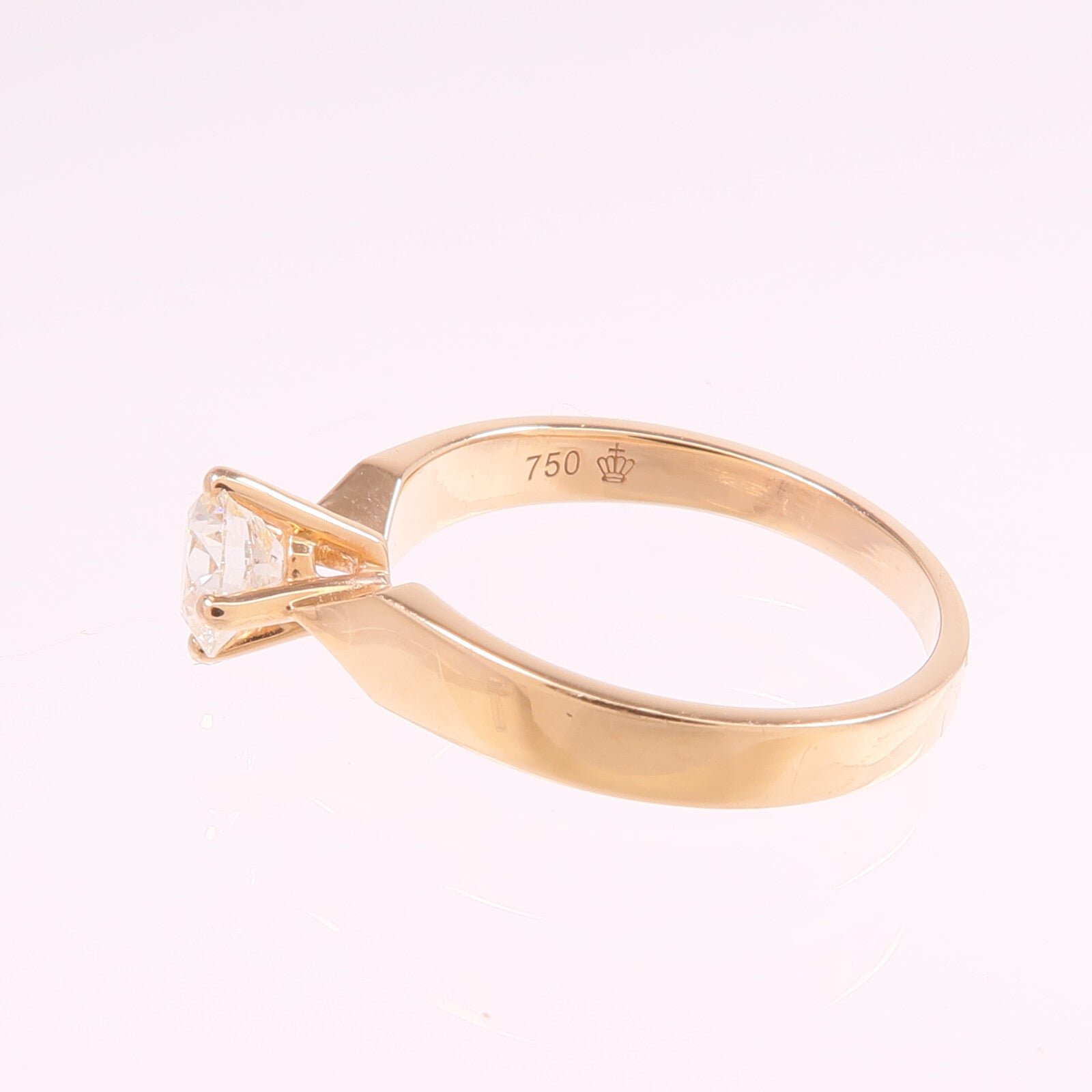 JEWELRY 【激減優惠】18K玫瑰金Diamond Ring鑽石戒指US#3.5