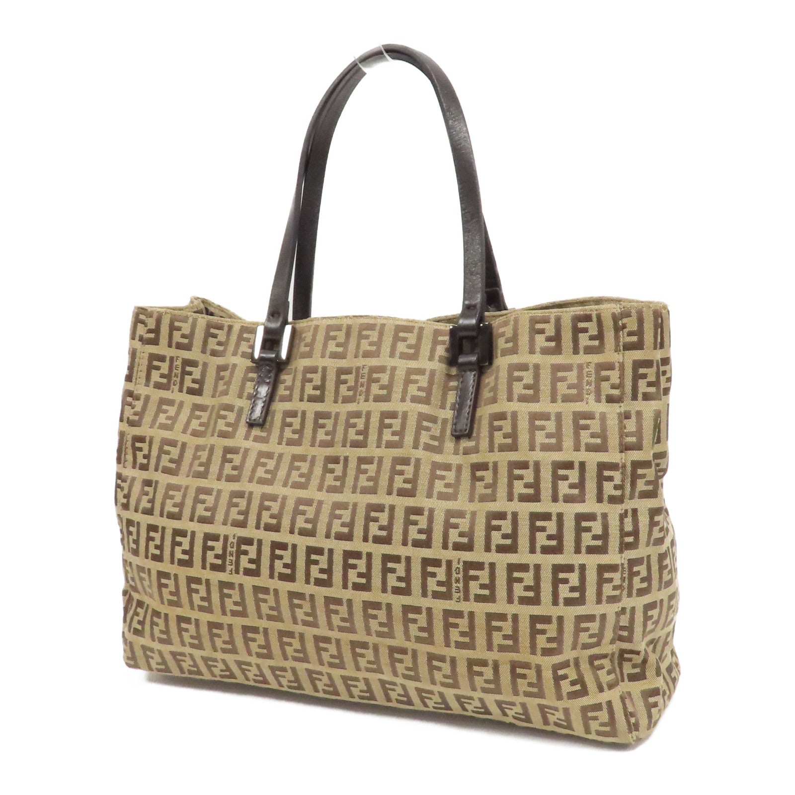 FENDI 【激減優惠】帆布Hand Bag手挽袋啡色