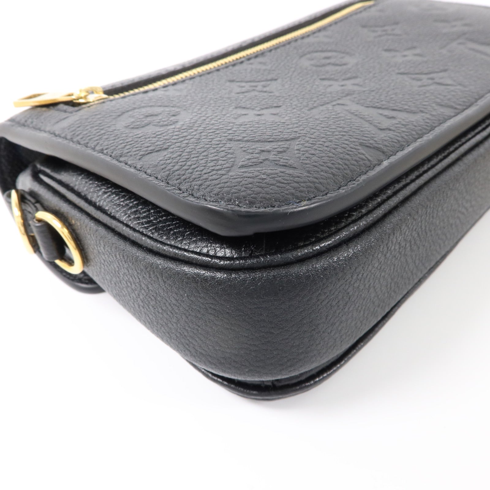 LOUIS VUITTON Monogram Empreinte Pochette Metis East West手挽肩背兩用袋