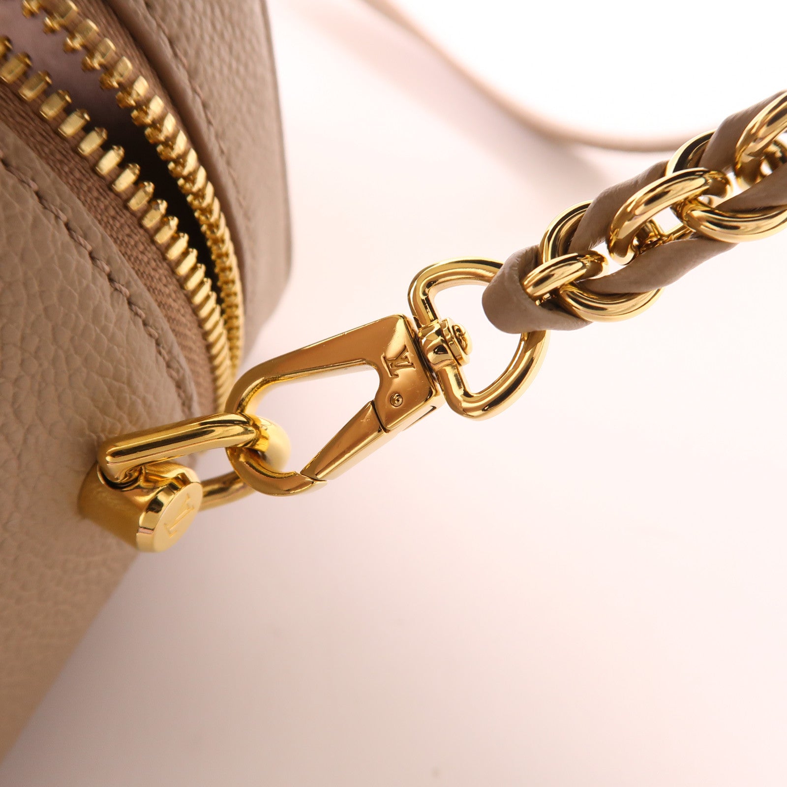 LOUIS VUITTON LV GHW Vanity PM 2 Way Bag M45608 Monogram Empreinte Beige