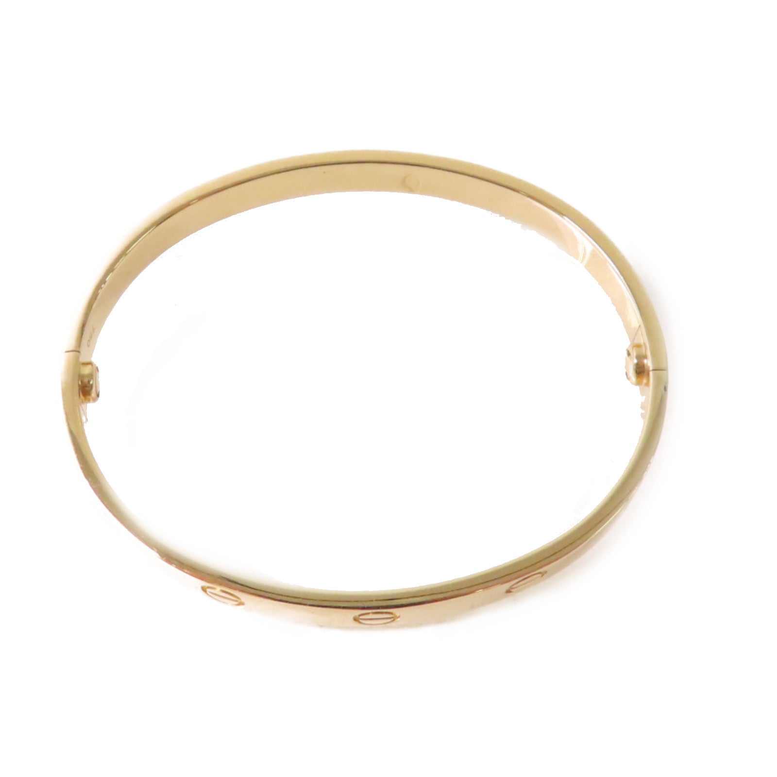 CARTIER 18K黃金Love Bracelet Classic Model手鐲#17