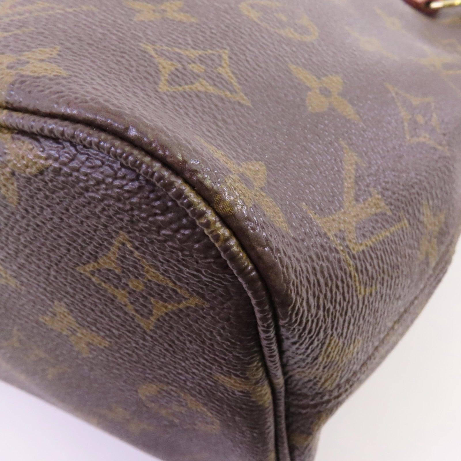 LOUIS VUITTON Monogram Neverfull PM金扣肩背袋