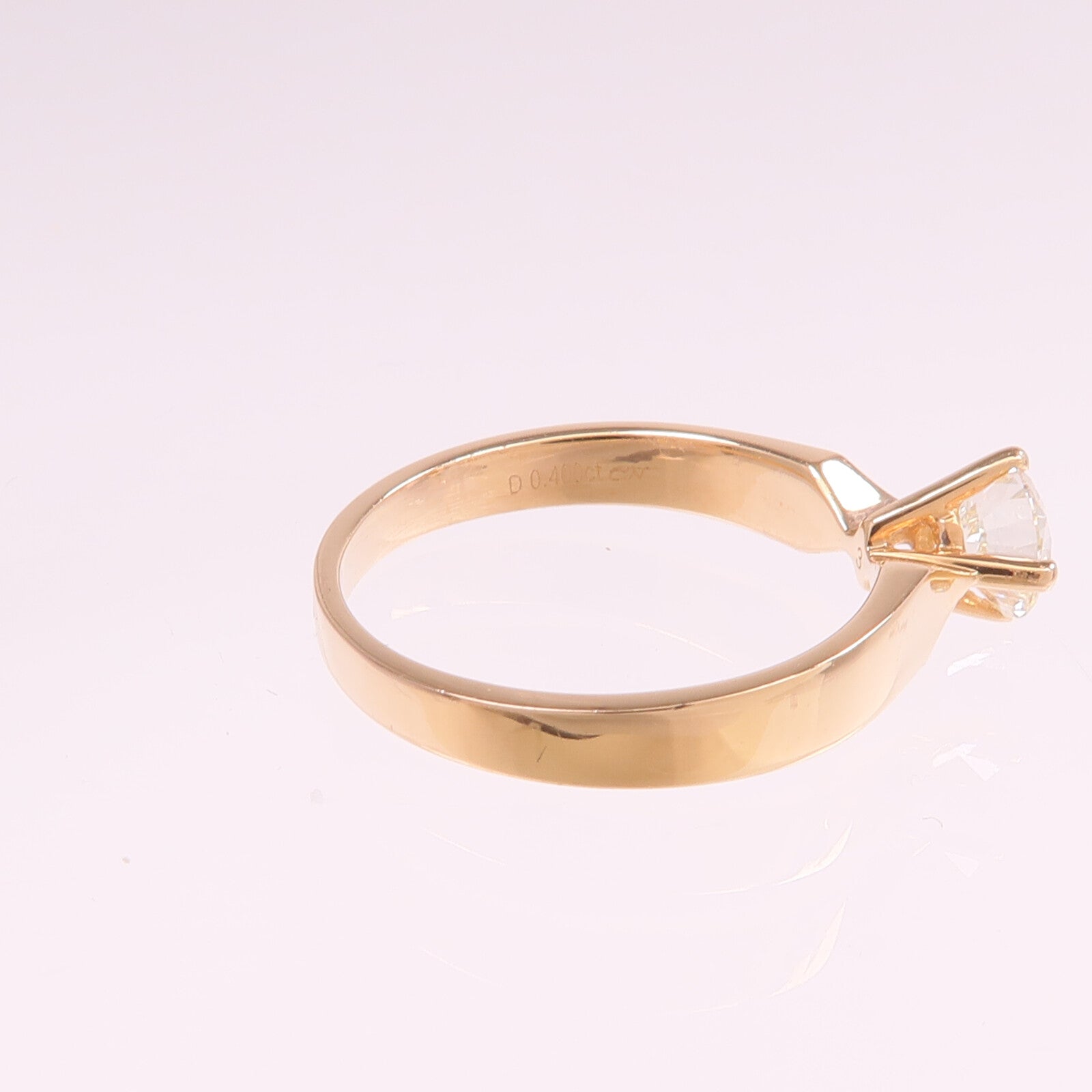 JEWELRY 【激減優惠】18K玫瑰金Diamond Ring鑽石戒指US#3.5