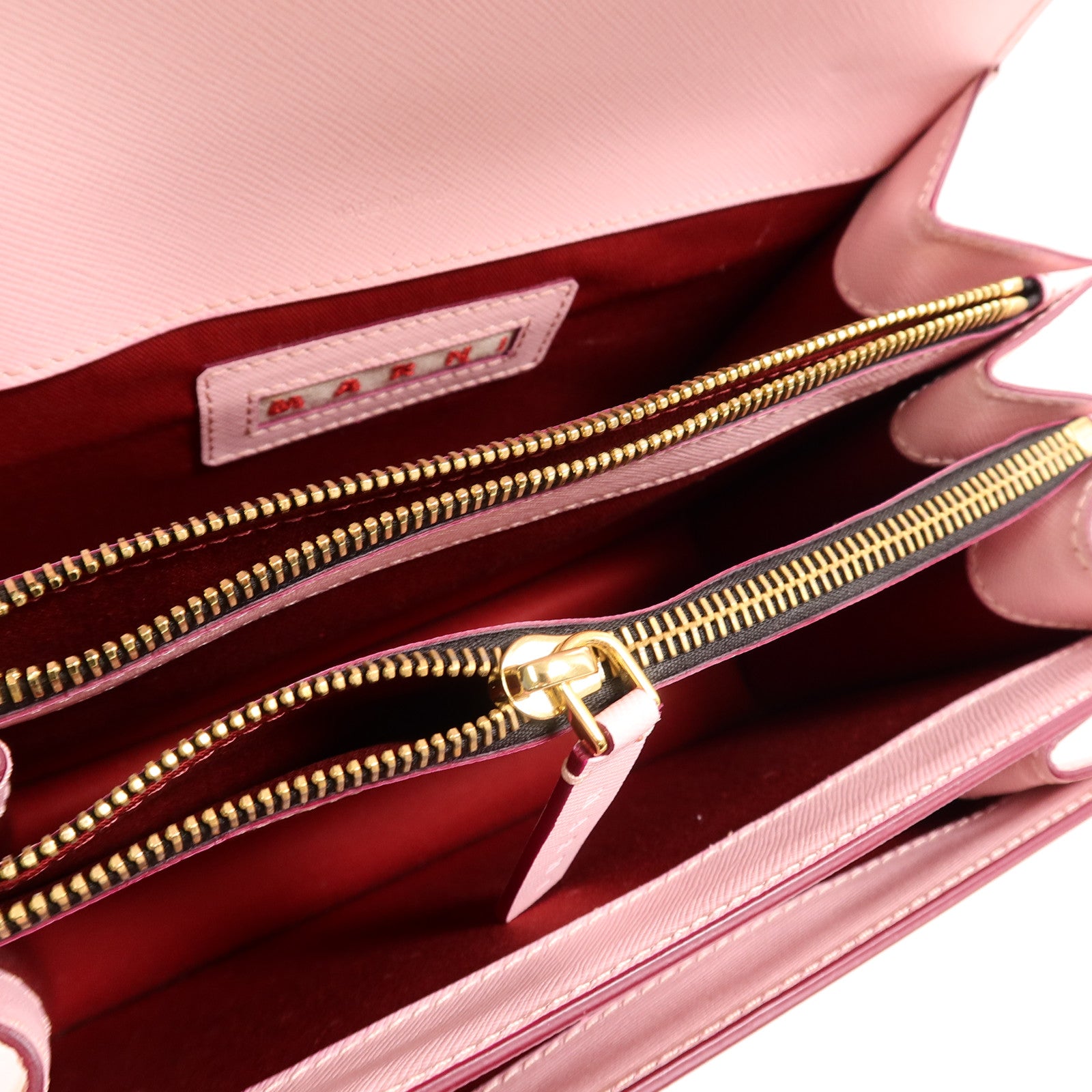 SELECTION 牛皮皮革Marni Trunk肩背袋