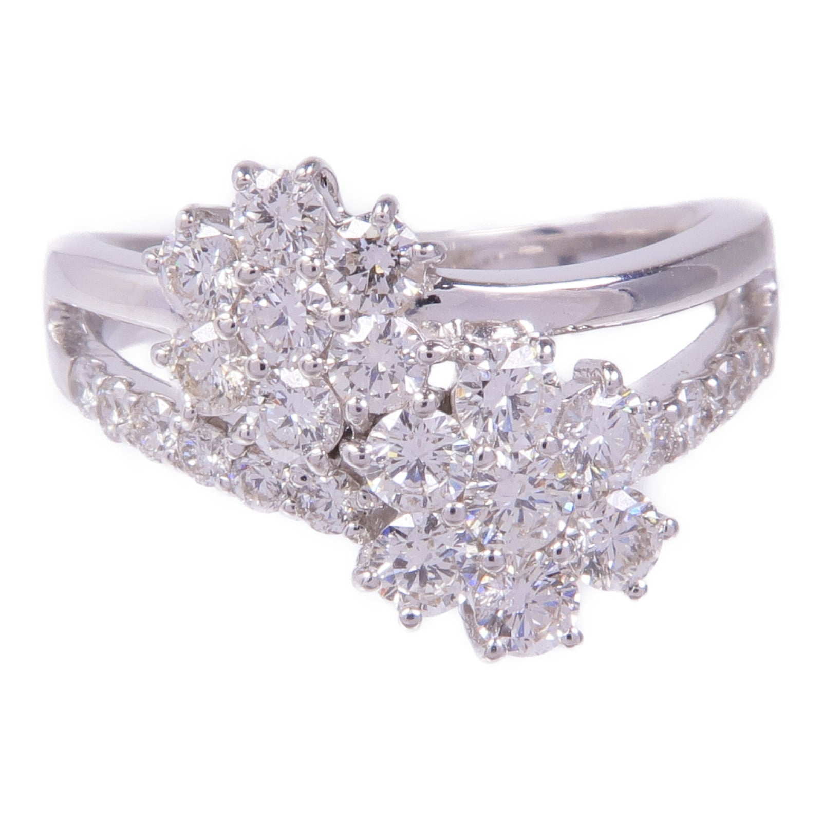 JEWELRY 【激減優惠】18K白金Diamond Ring鑽石戒指US#7