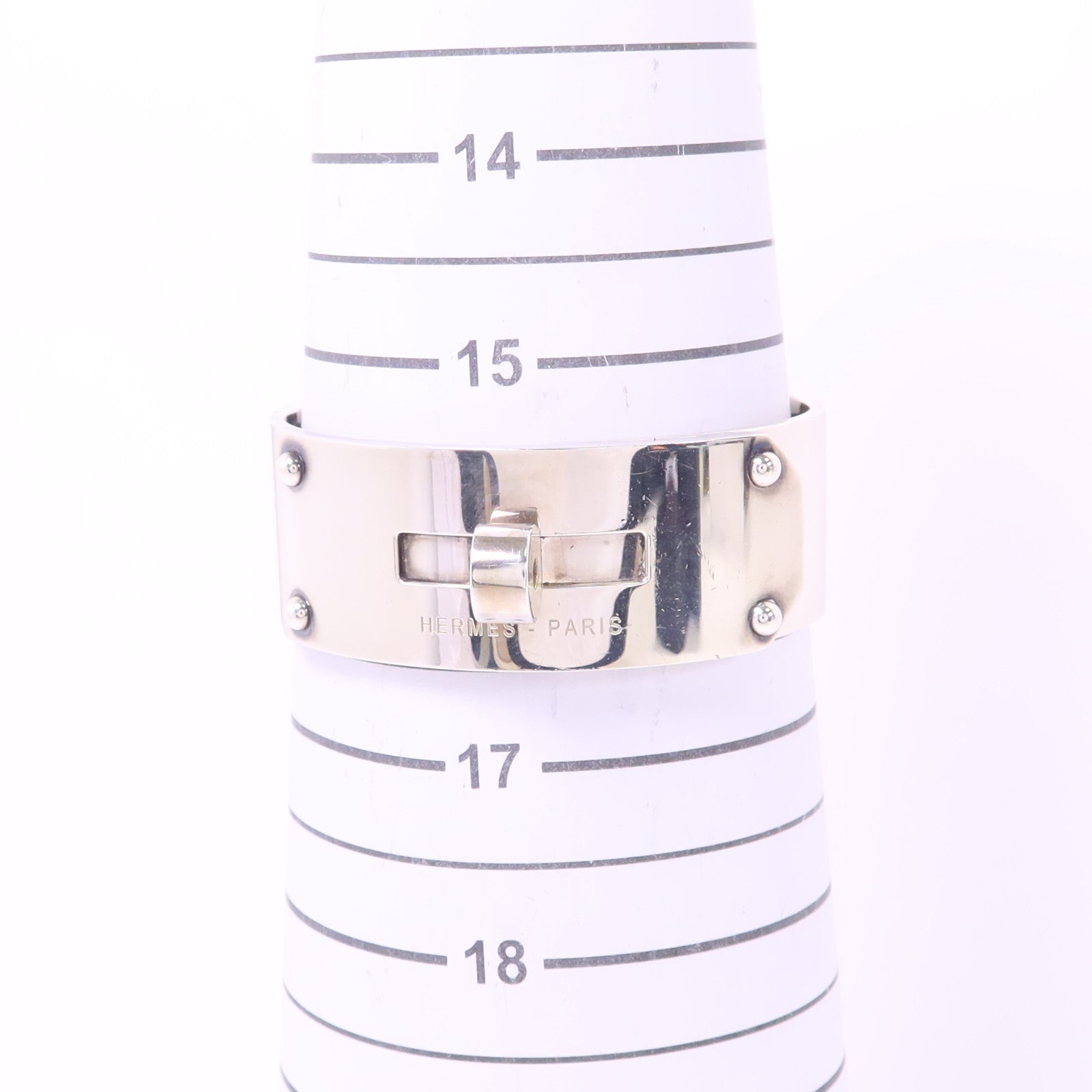 HERMES 925純銀Kelly MM Bracelet手鐲#16cm