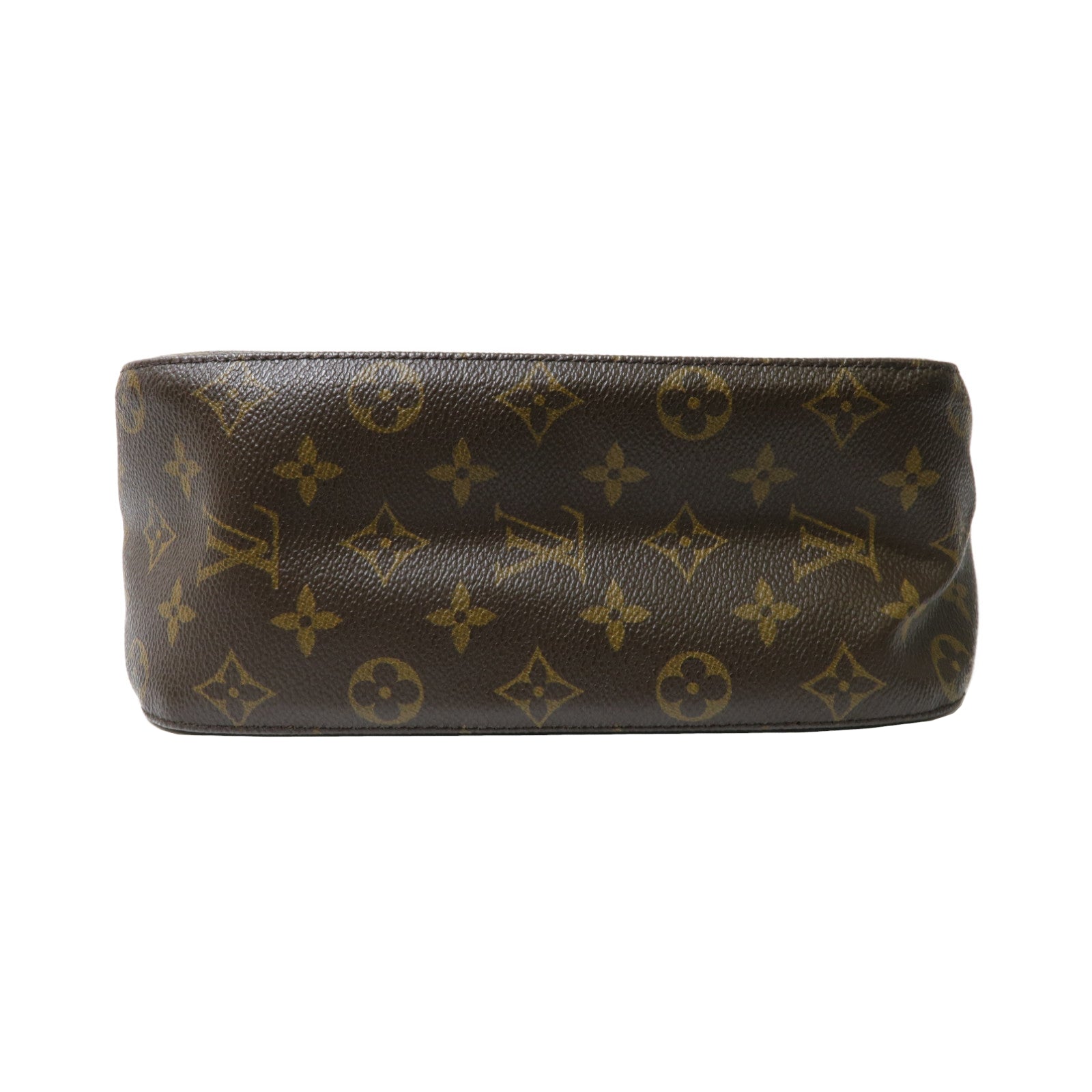 LOUIS VUITTON Monogram Looping MM金扣肩背袋啡色