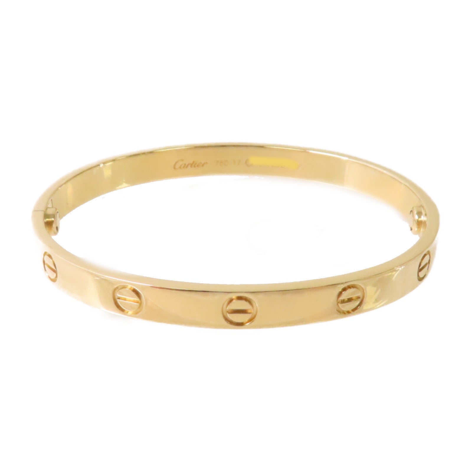 CARTIER 18K黃金Love Bracelet Classic Model手鐲#17
