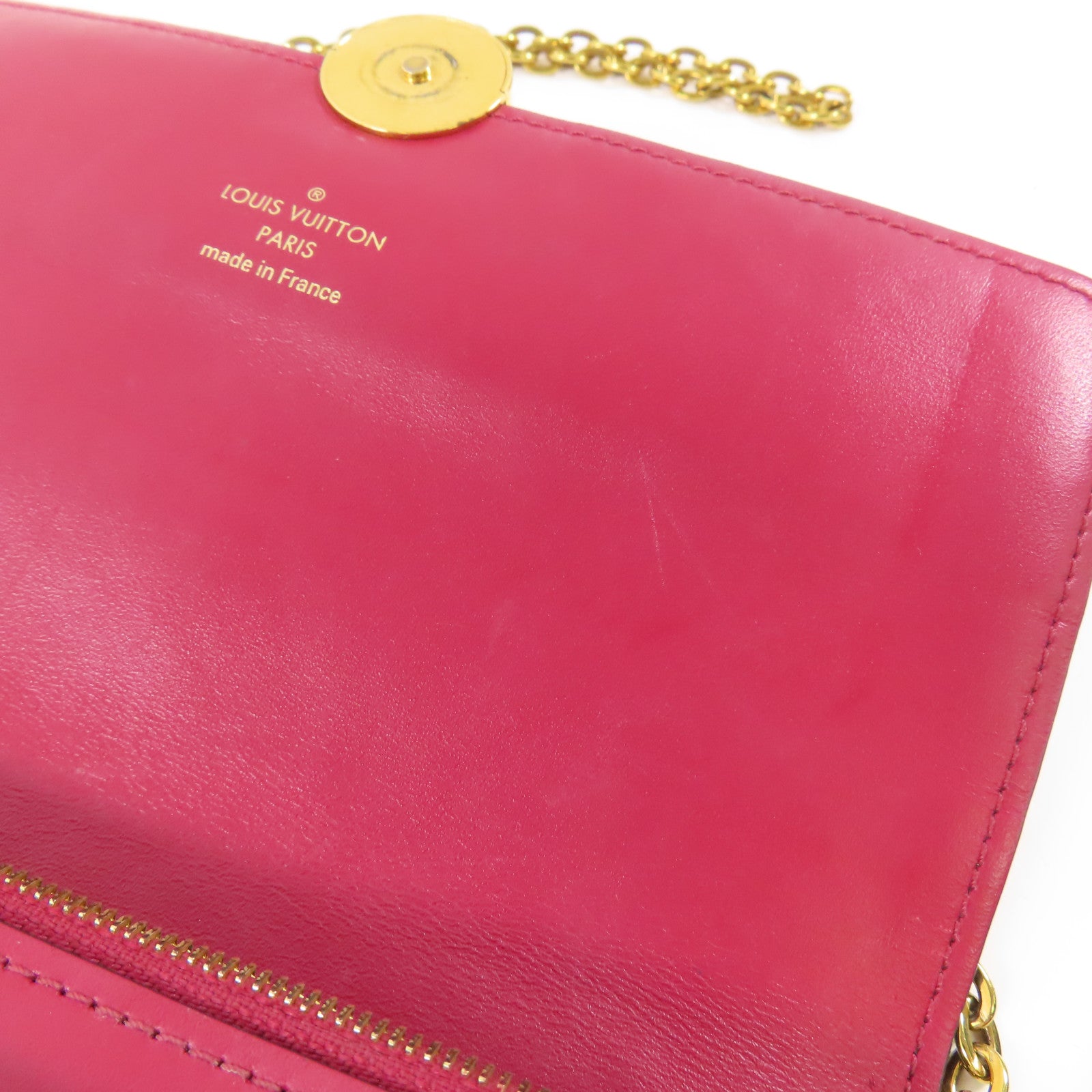 LOUIS VUITTON LV GHW Portefeuille Flore Chain Shoulder Bag M69578 Monogram Brown