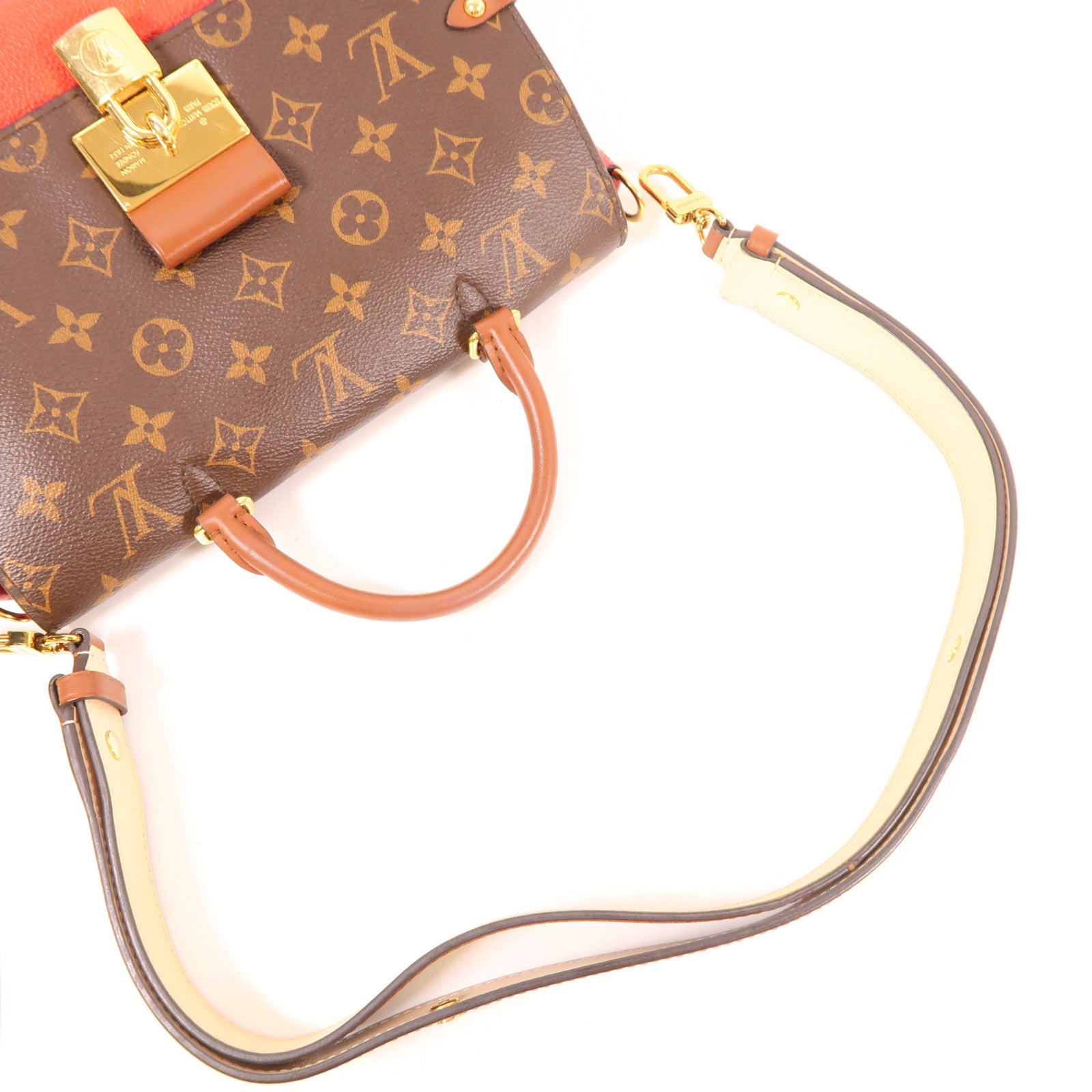 LOUIS VUITTON Monogram Vaugirard金扣手挽肩背兩用袋