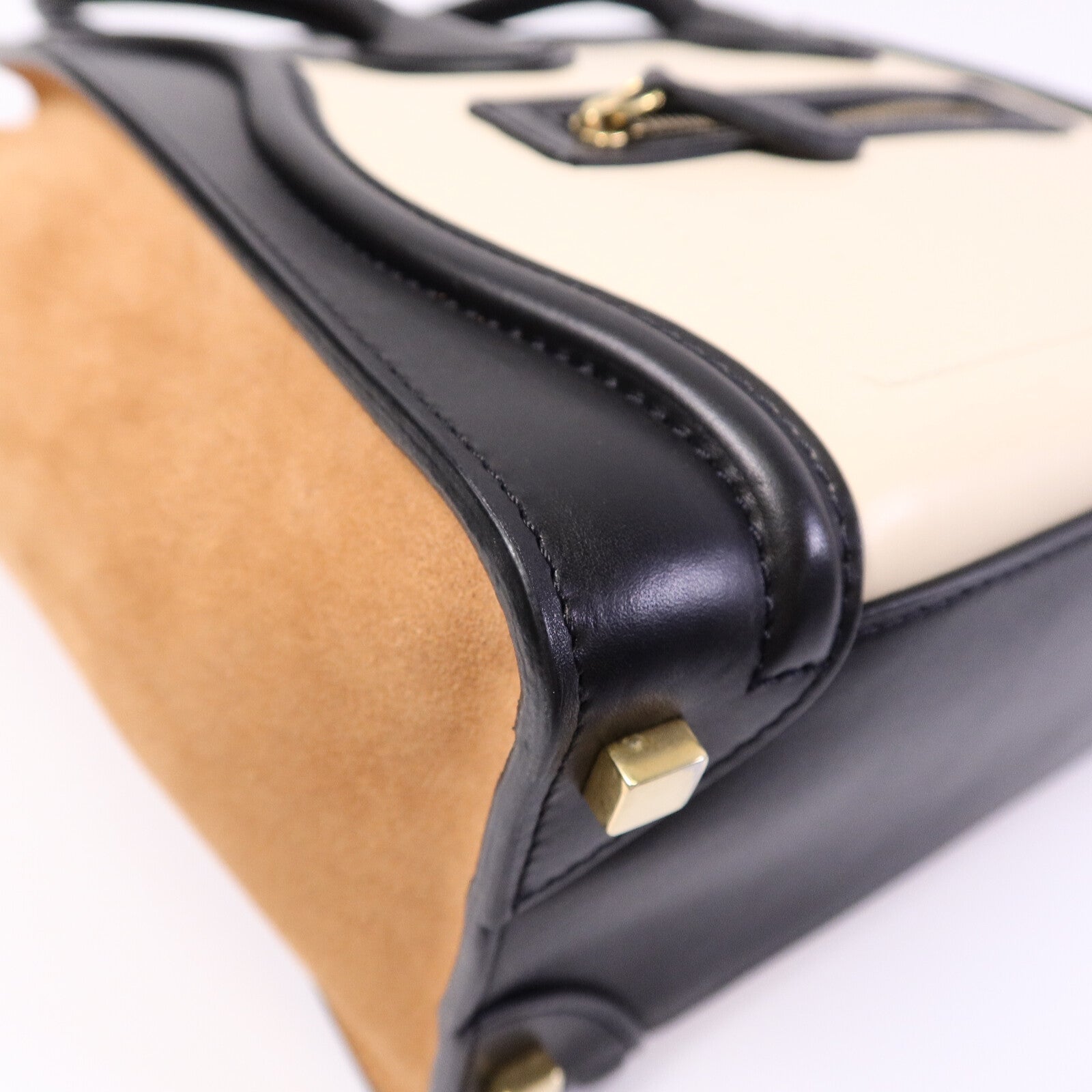 CELINE 牛皮皮革Micro Luggage手挽袋