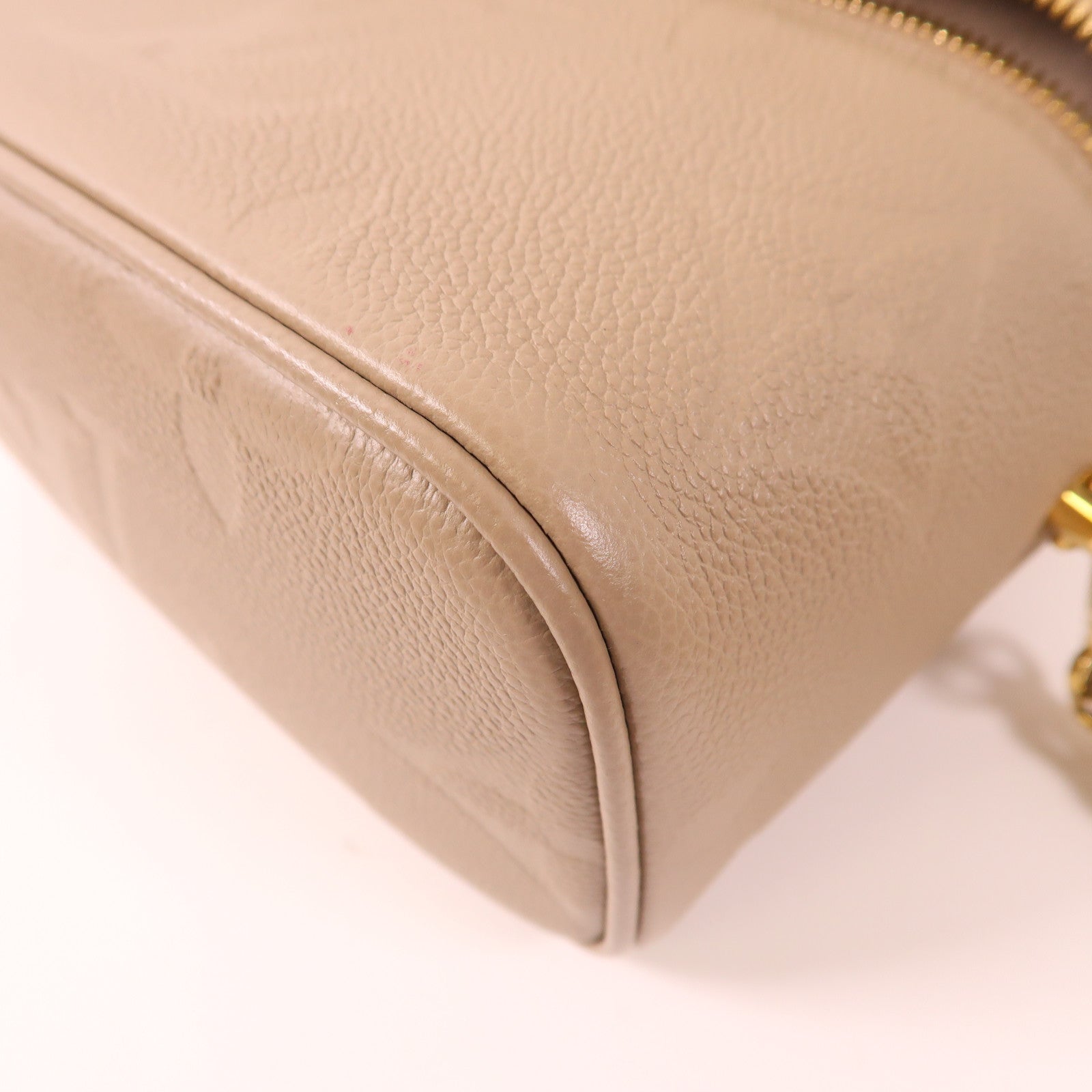 LOUIS VUITTON LV GHW Vanity PM 2 Way Bag M45608 Monogram Empreinte Beige