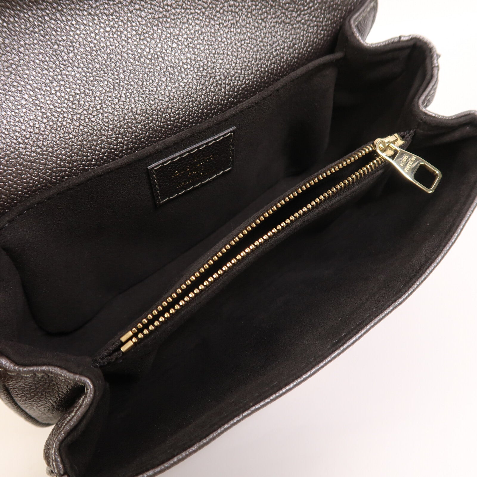 LOUIS VUITTON Monogram Empreinte Pochette Metis East West金扣手挽肩背兩用袋