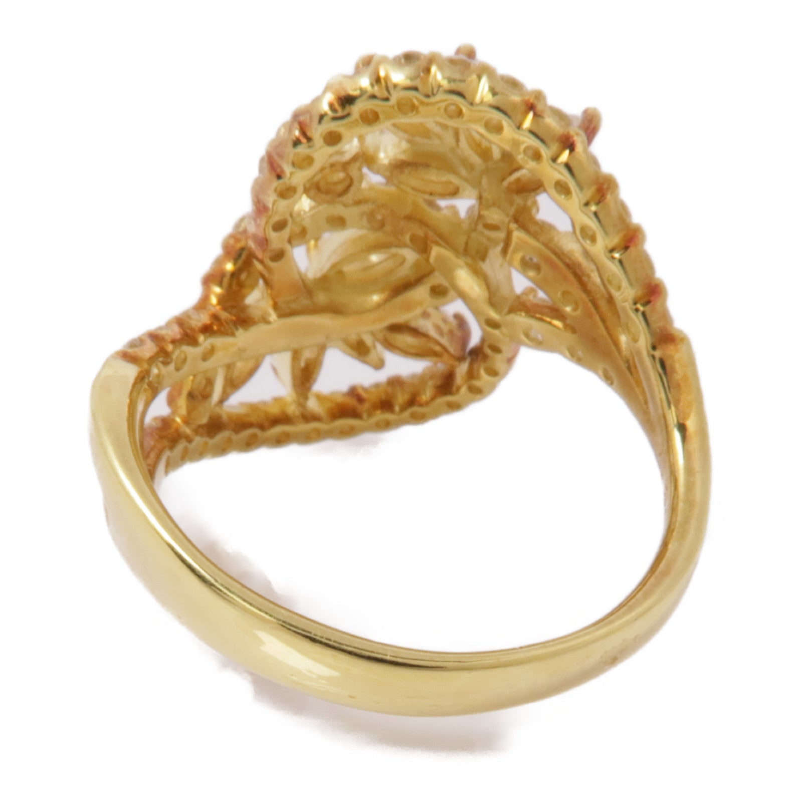 JEWELRY 【激減優惠】18K黃金Diamond Ring鑽石戒指US#5.75