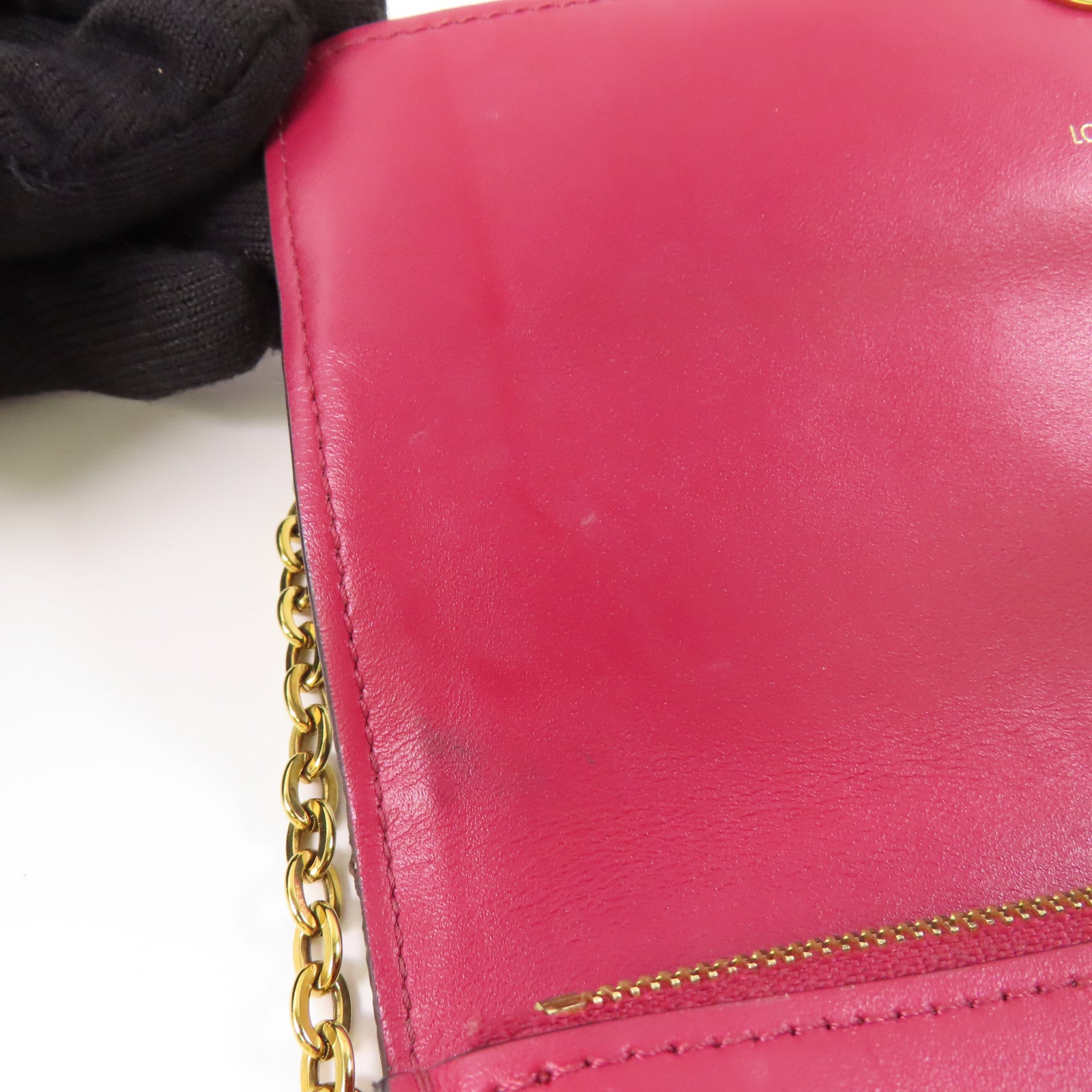 LOUIS VUITTON LV GHW Portefeuille Flore Chain Shoulder Bag M69578 Monogram Brown