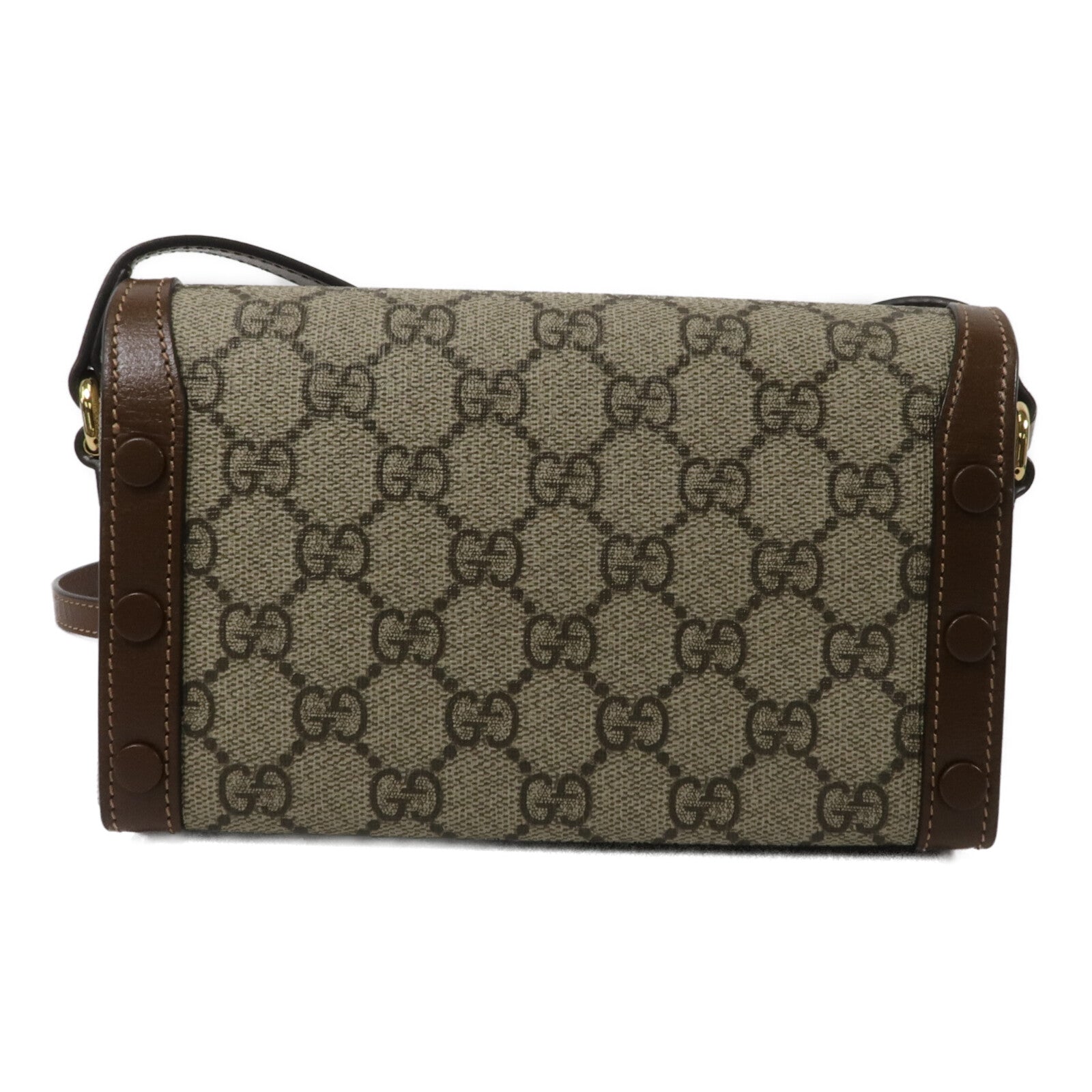 GUCCI 塗層帆布Horsebit 1955 Mini肩背袋