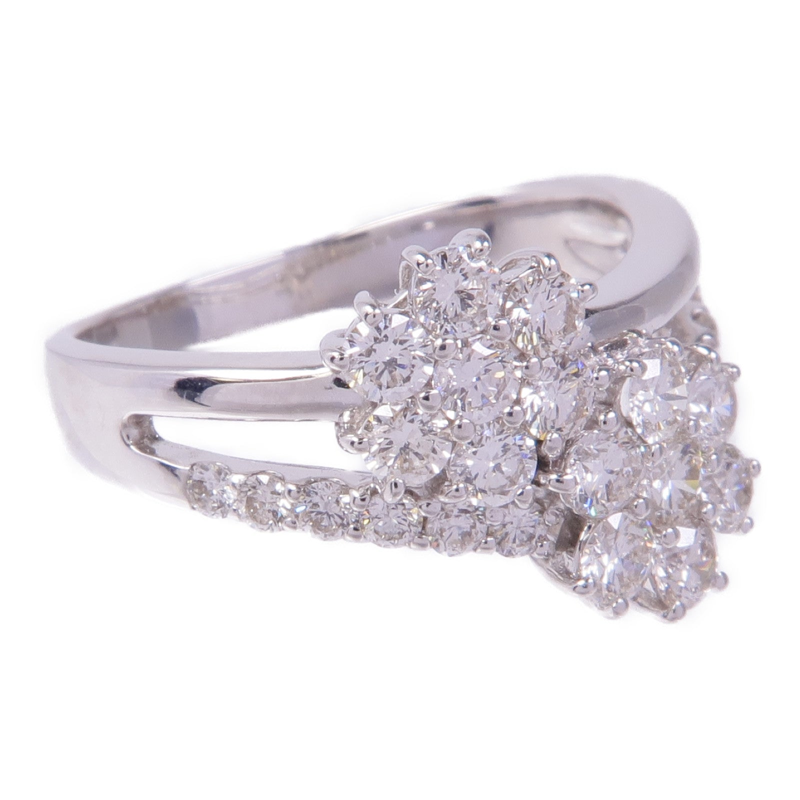 JEWELRY 【激減優惠】18K白金Diamond Ring鑽石戒指US#7