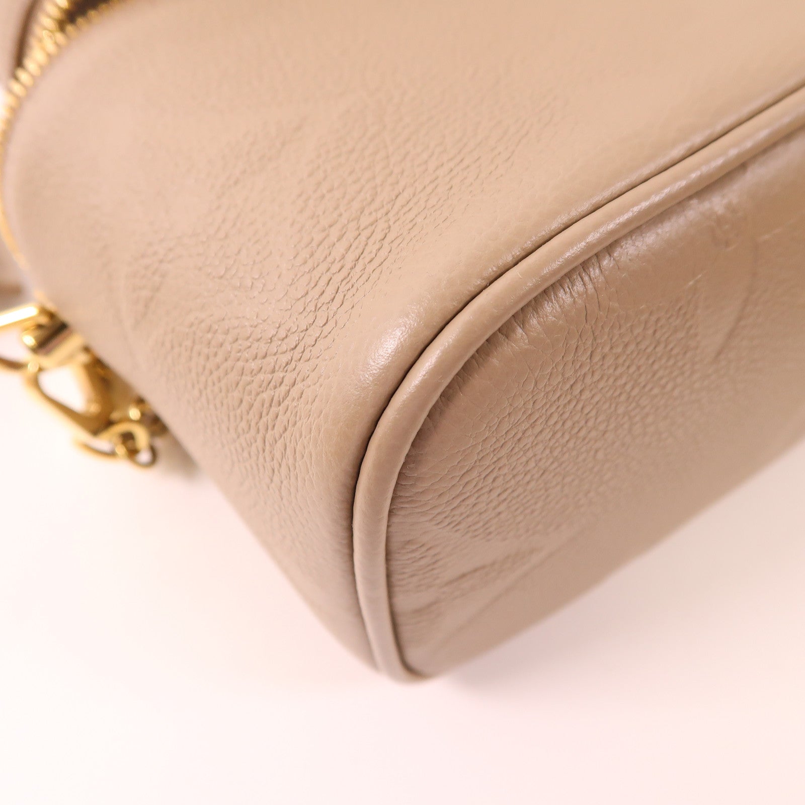 LOUIS VUITTON LV GHW Vanity PM 2 Way Bag M45608 Monogram Empreinte Beige