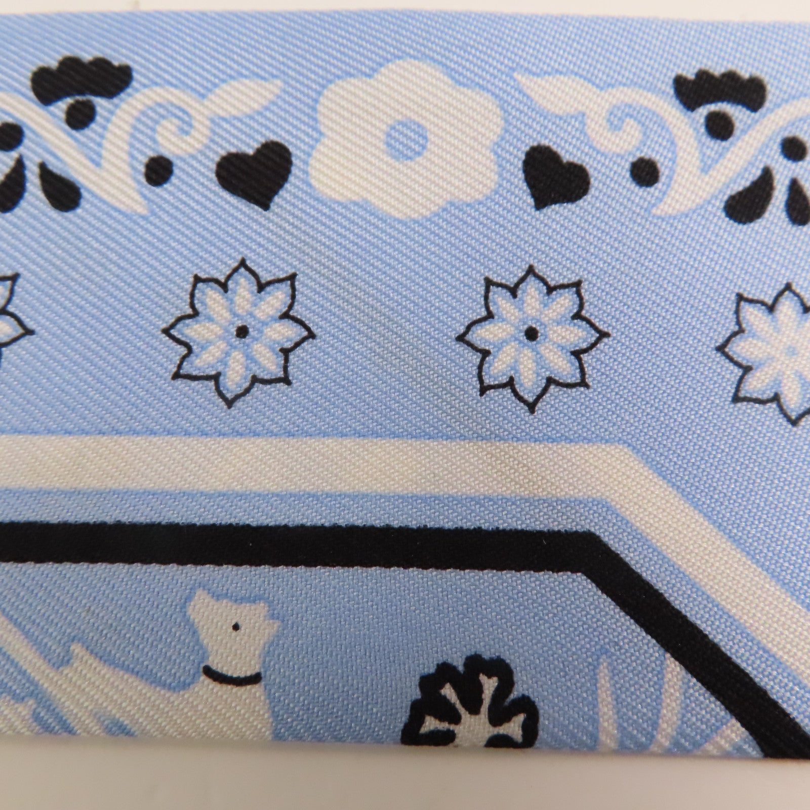 HERMES 絲質Twilly絲巾