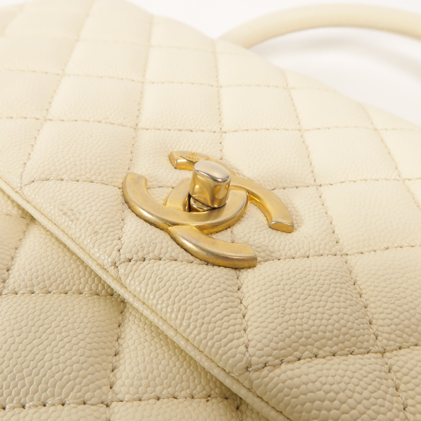 CHANEL 牛皮皮革Coco Handle Bag手挽肩背兩用袋