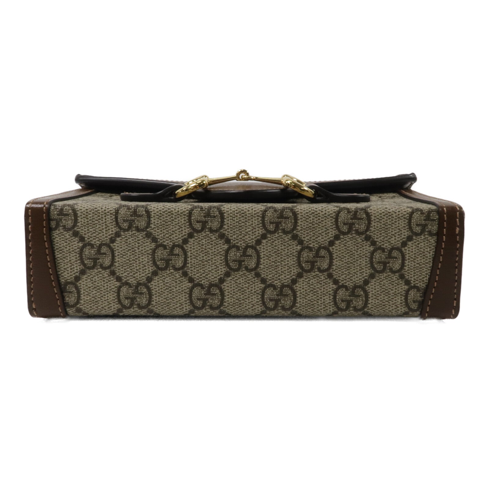 GUCCI 塗層帆布Horsebit 1955 Mini肩背袋