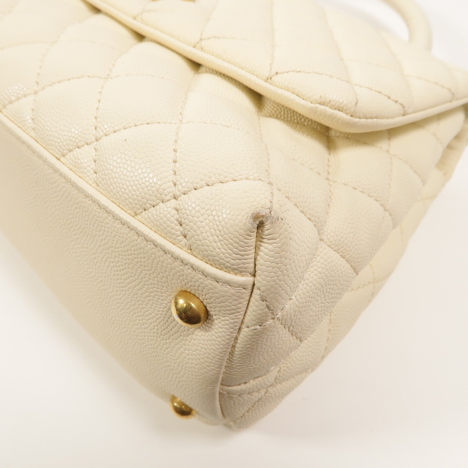 CHANEL 牛皮皮革Coco Handle Bag手挽肩背兩用袋