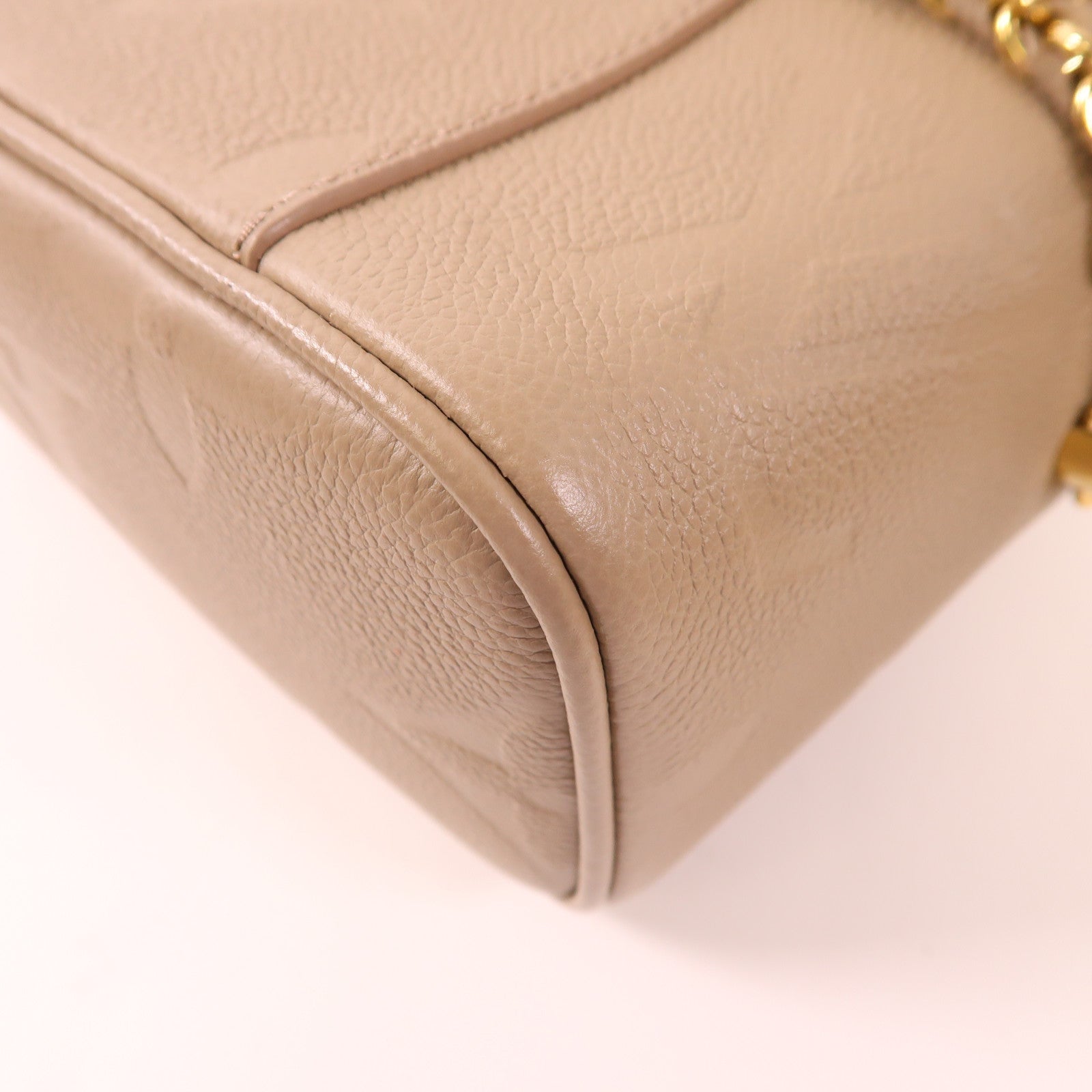 LOUIS VUITTON LV GHW Vanity PM 2 Way Bag M45608 Monogram Empreinte Beige