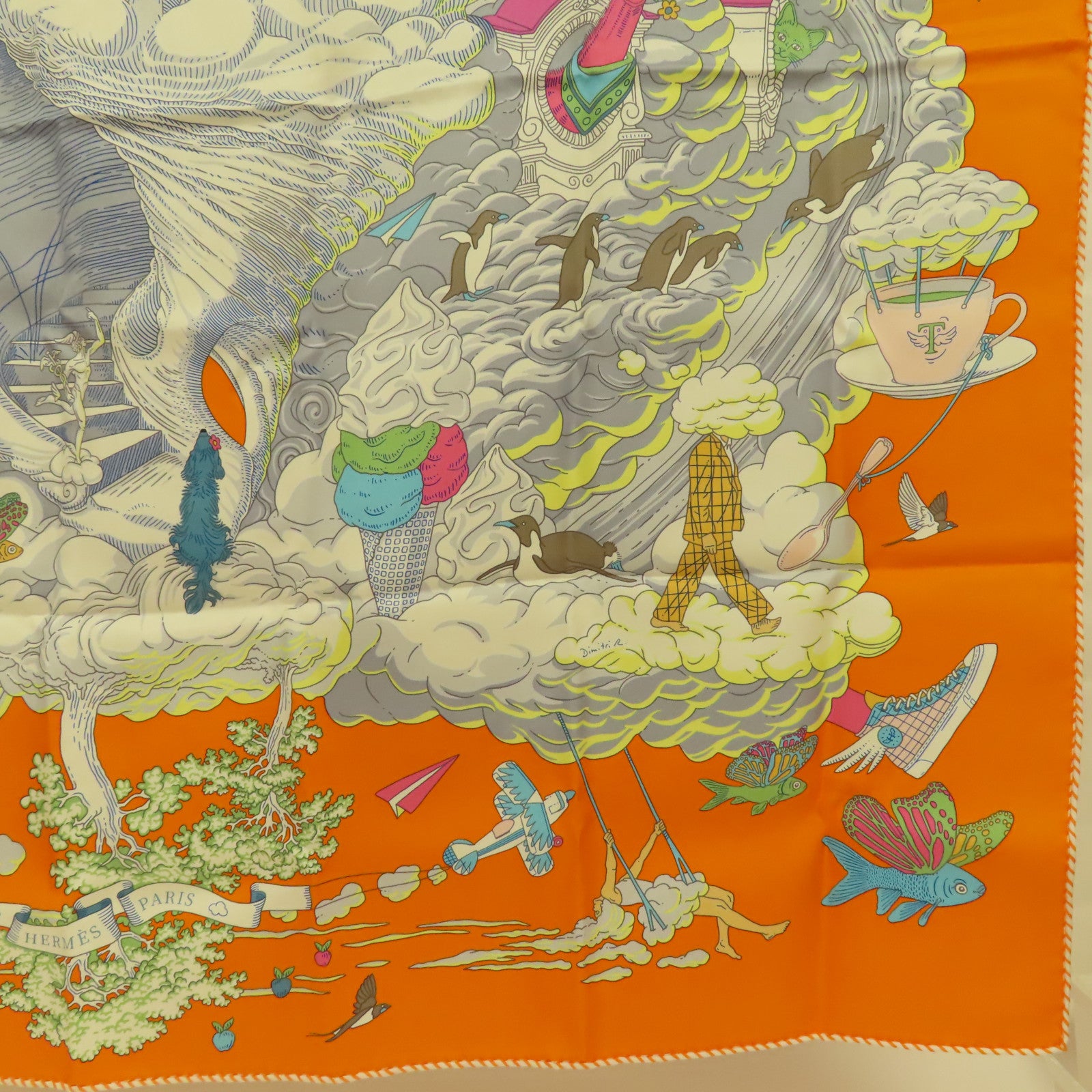 HERMES 絲質Scarf圍巾