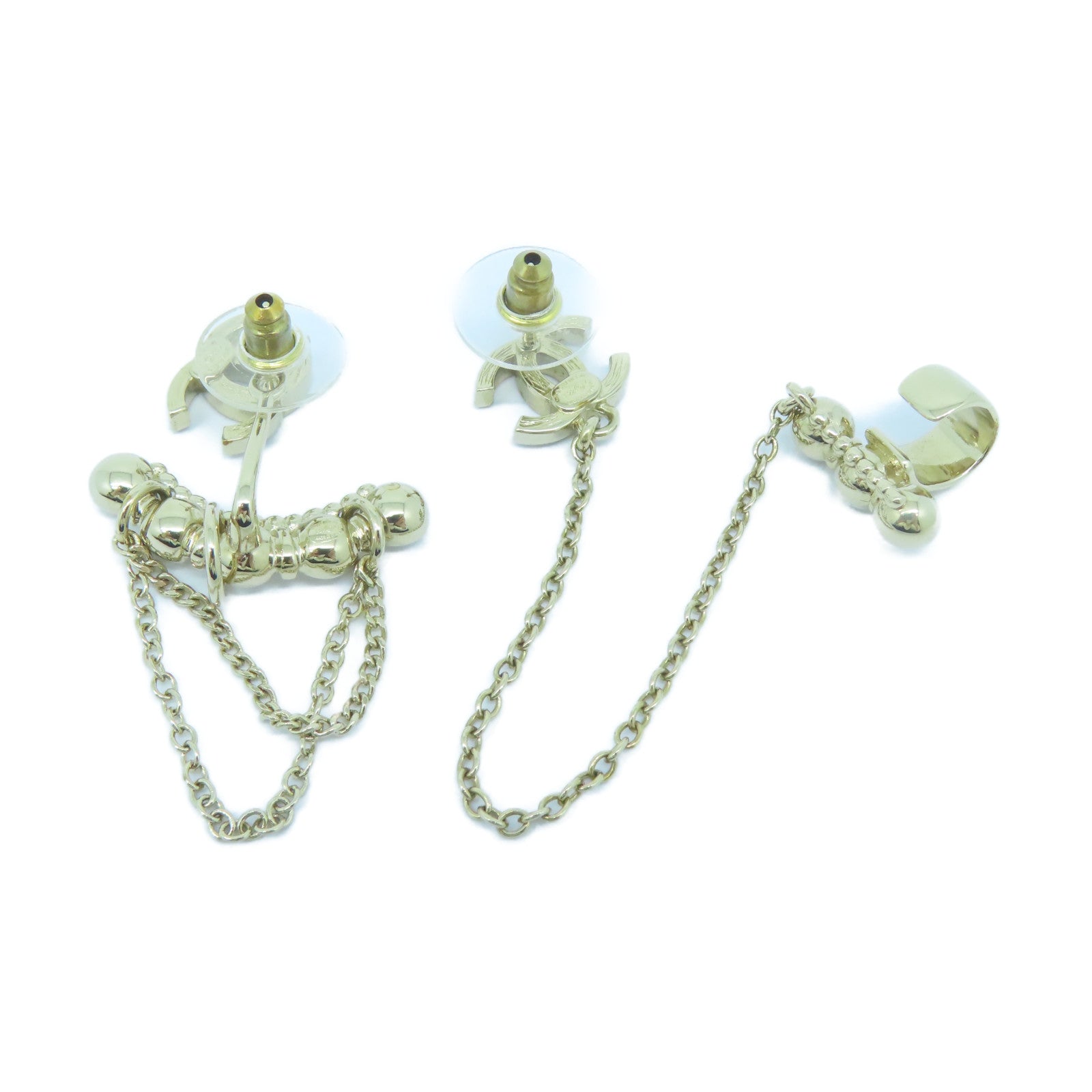 CHANEL 【激減優惠】金屬Earrings耳環金色