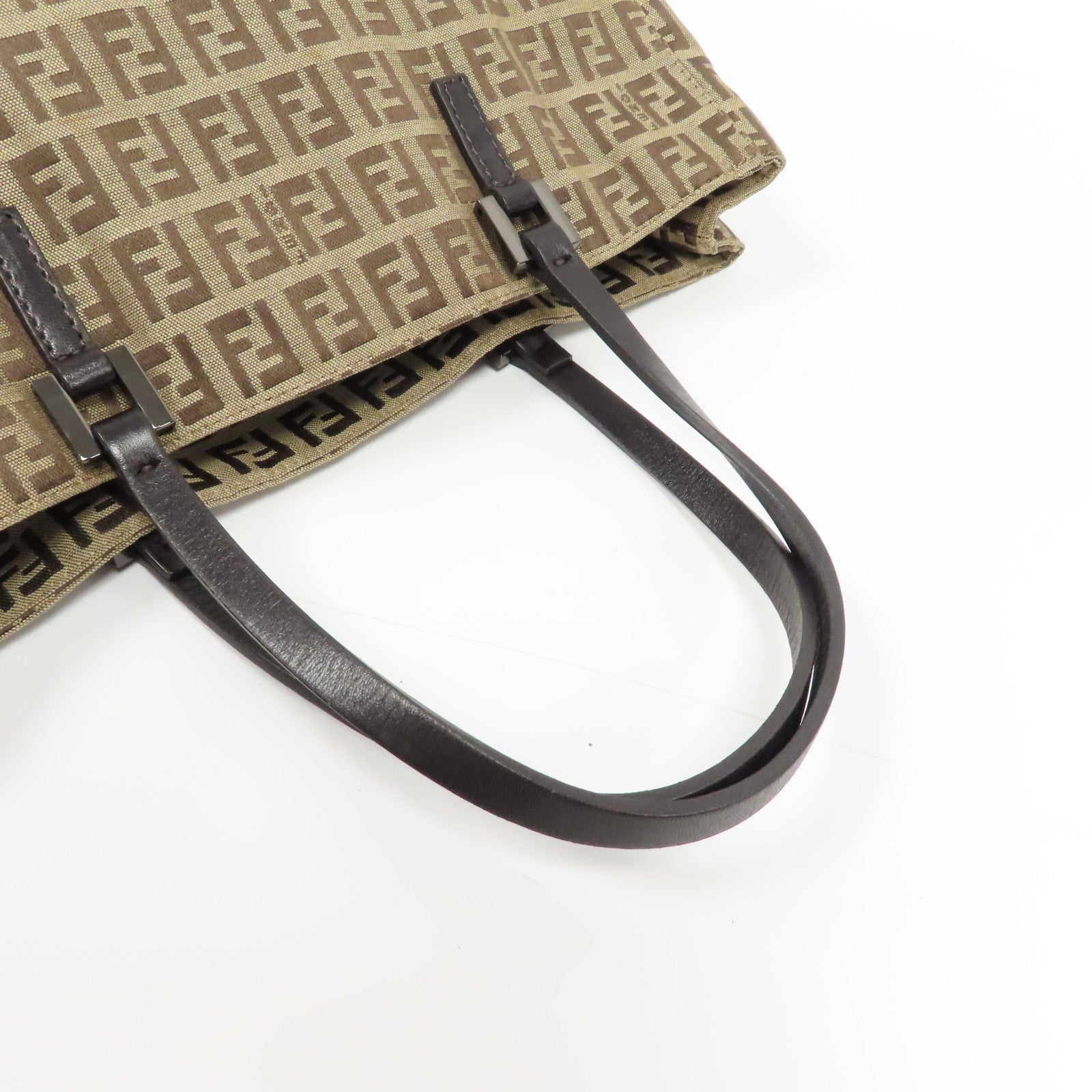 FENDI 【激減優惠】帆布Hand Bag手挽袋啡色