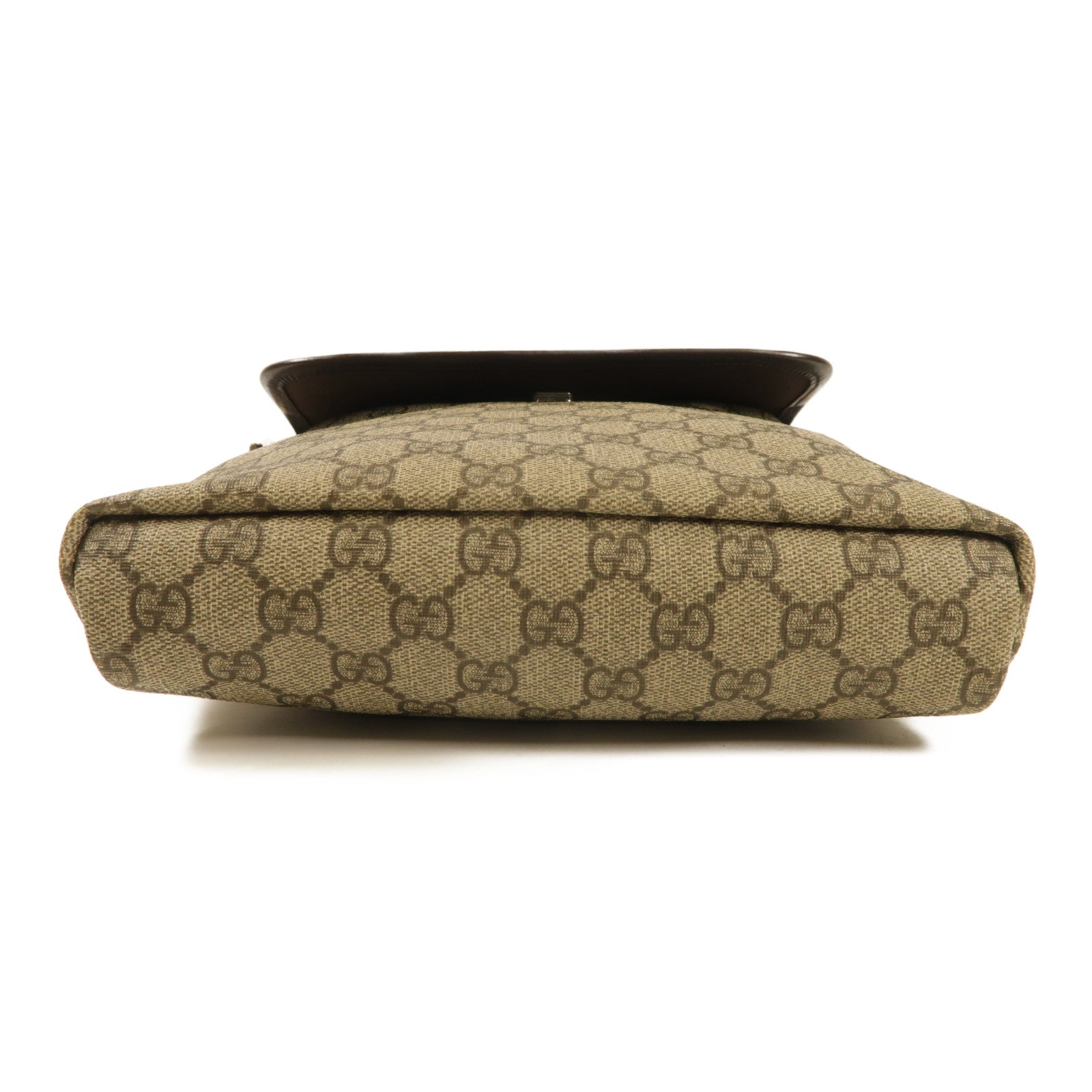 GUCCI 塗層帆布Shoulder Bag金扣肩背袋
