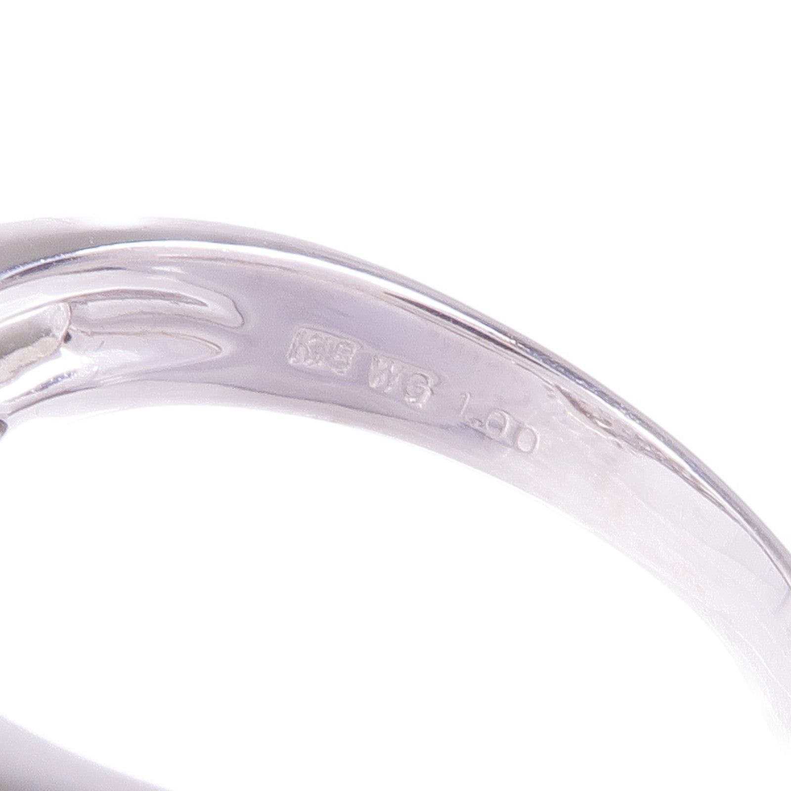 JEWELRY 【激減優惠】18K白金Diamond Ring鑽石戒指US#7