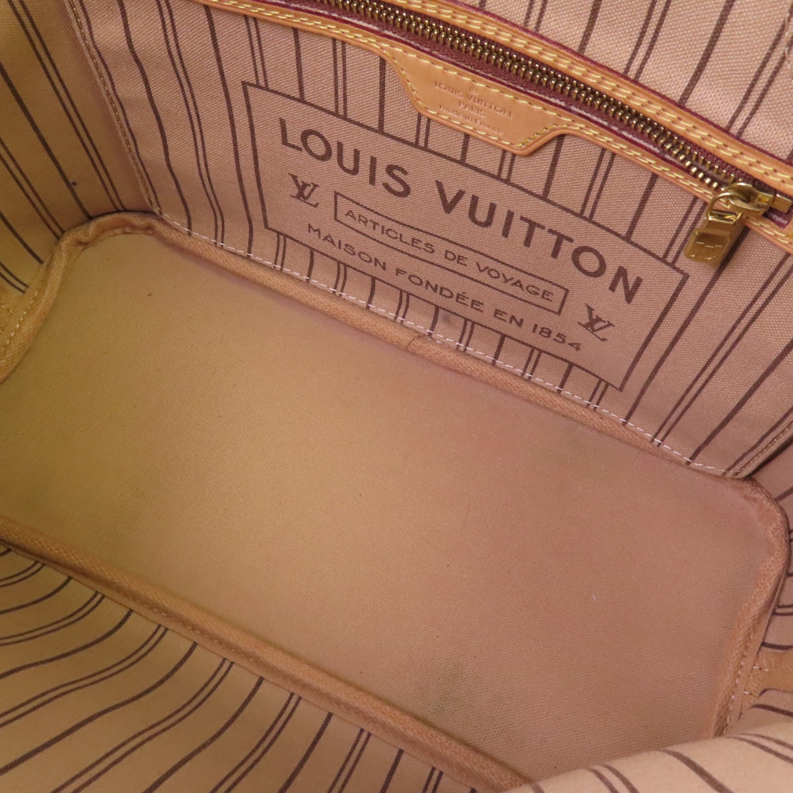 LOUIS VUITTON Monogram Neverfull PM金扣肩背袋