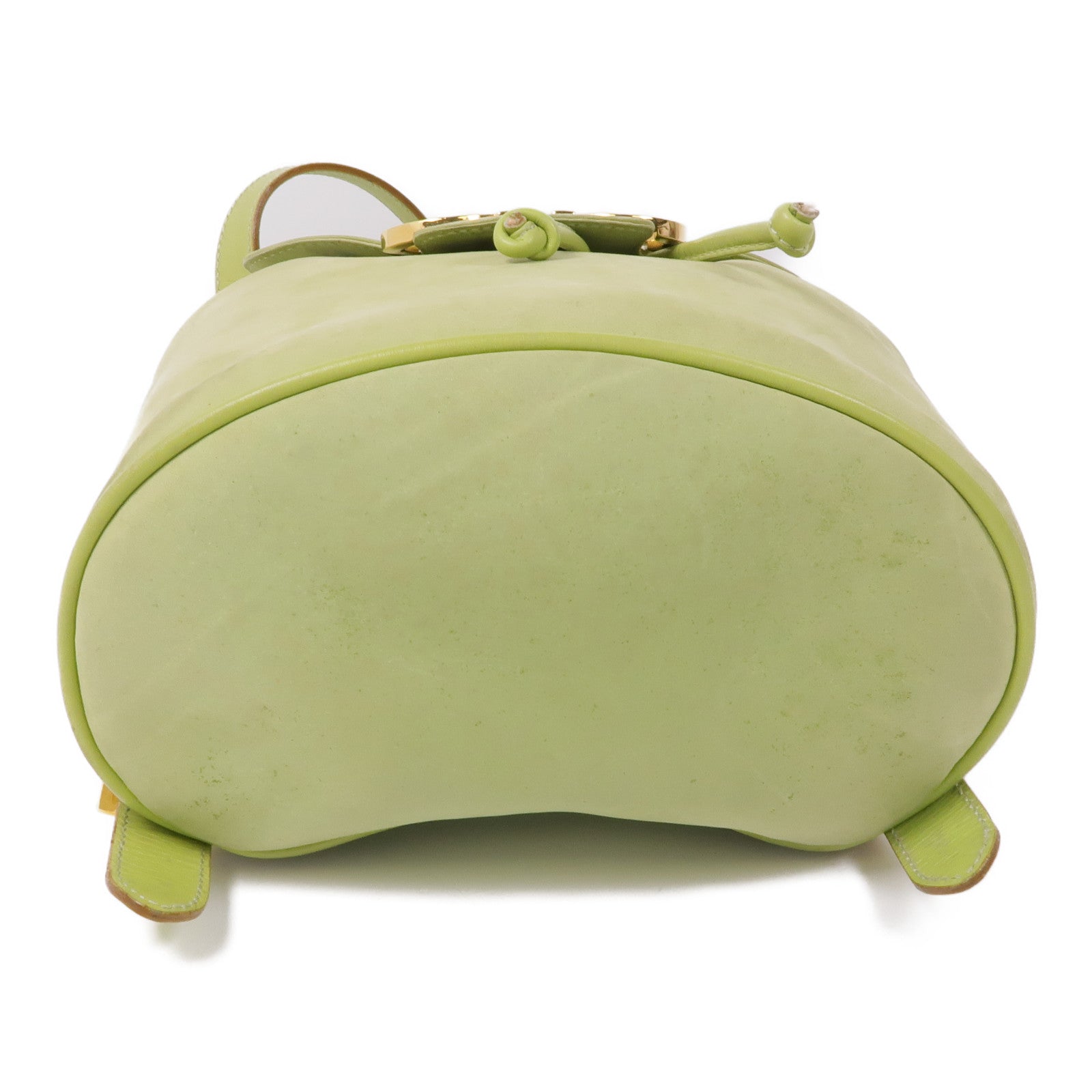 Salvatore Ferragamo 麂皮皮革Backpack金扣背包