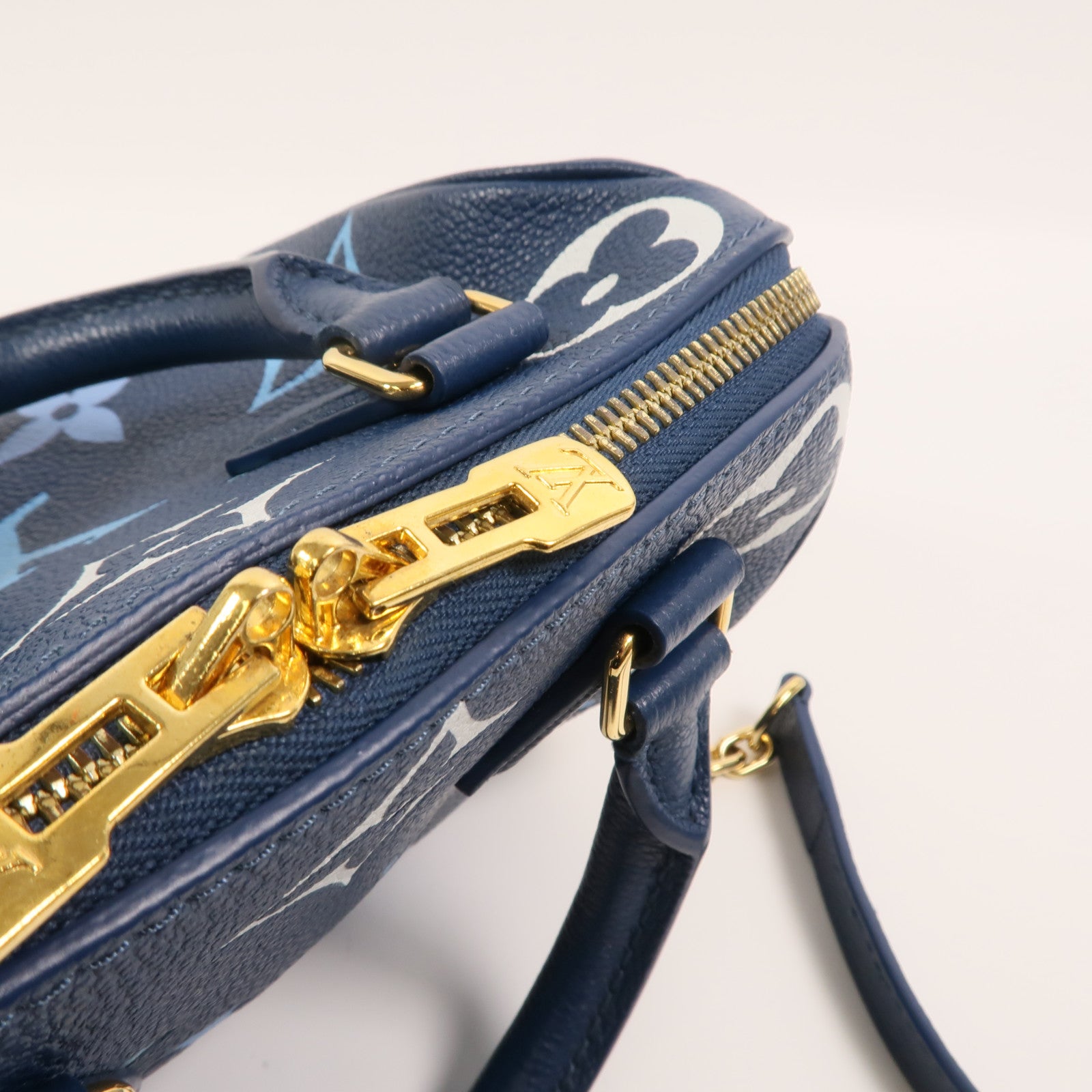 LOUIS VUITTON Monogram Empreinte Speedy Bandouliere 20手挽肩背兩用袋