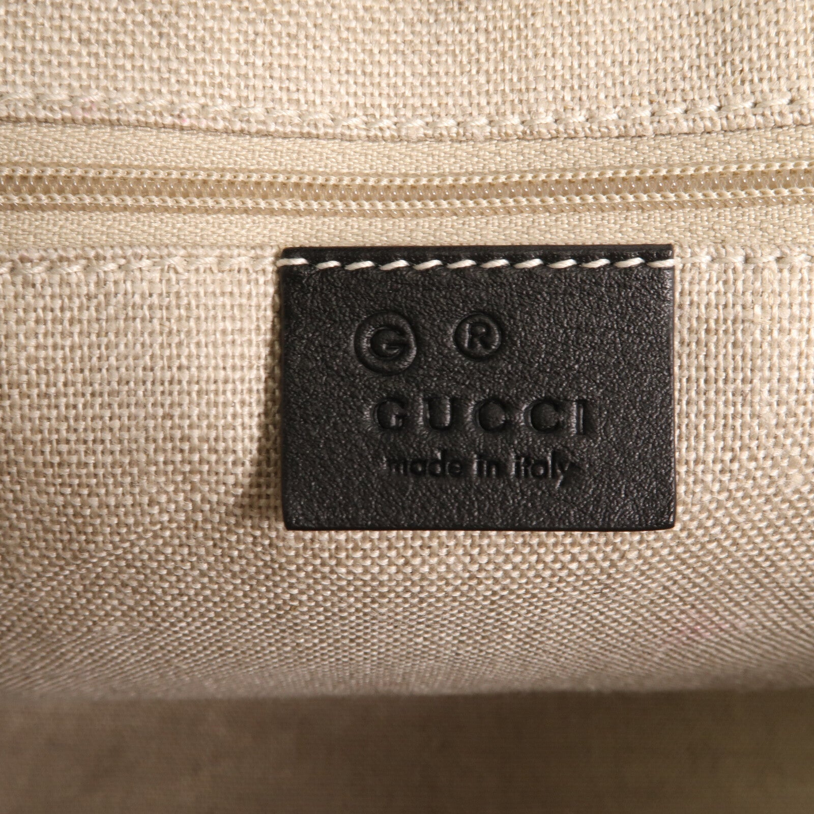GUCCI 牛皮皮革Tote Bag金扣手挽袋