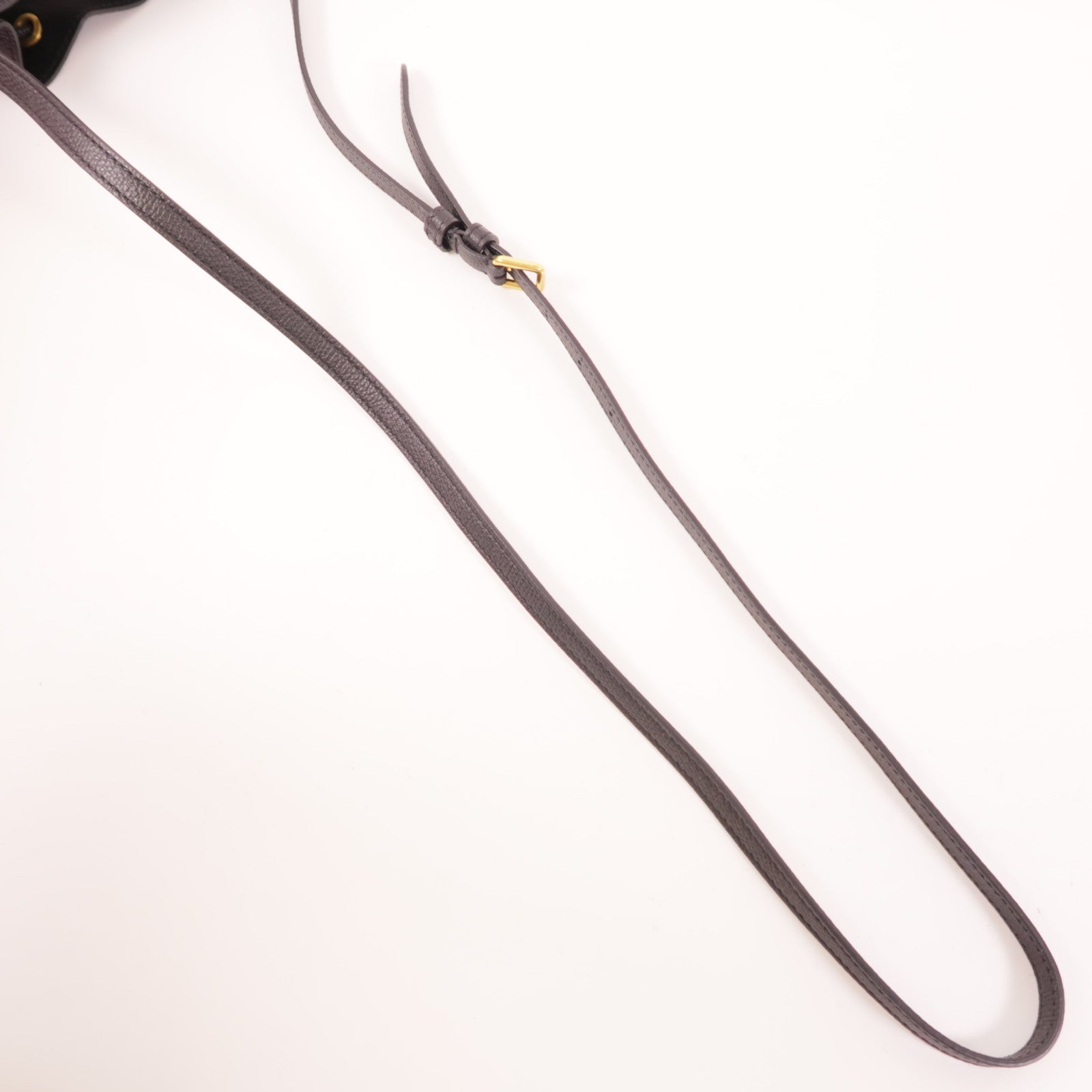 Valentino 【激減優惠】牛皮皮革V Logo Bucket Bag金扣肩背袋