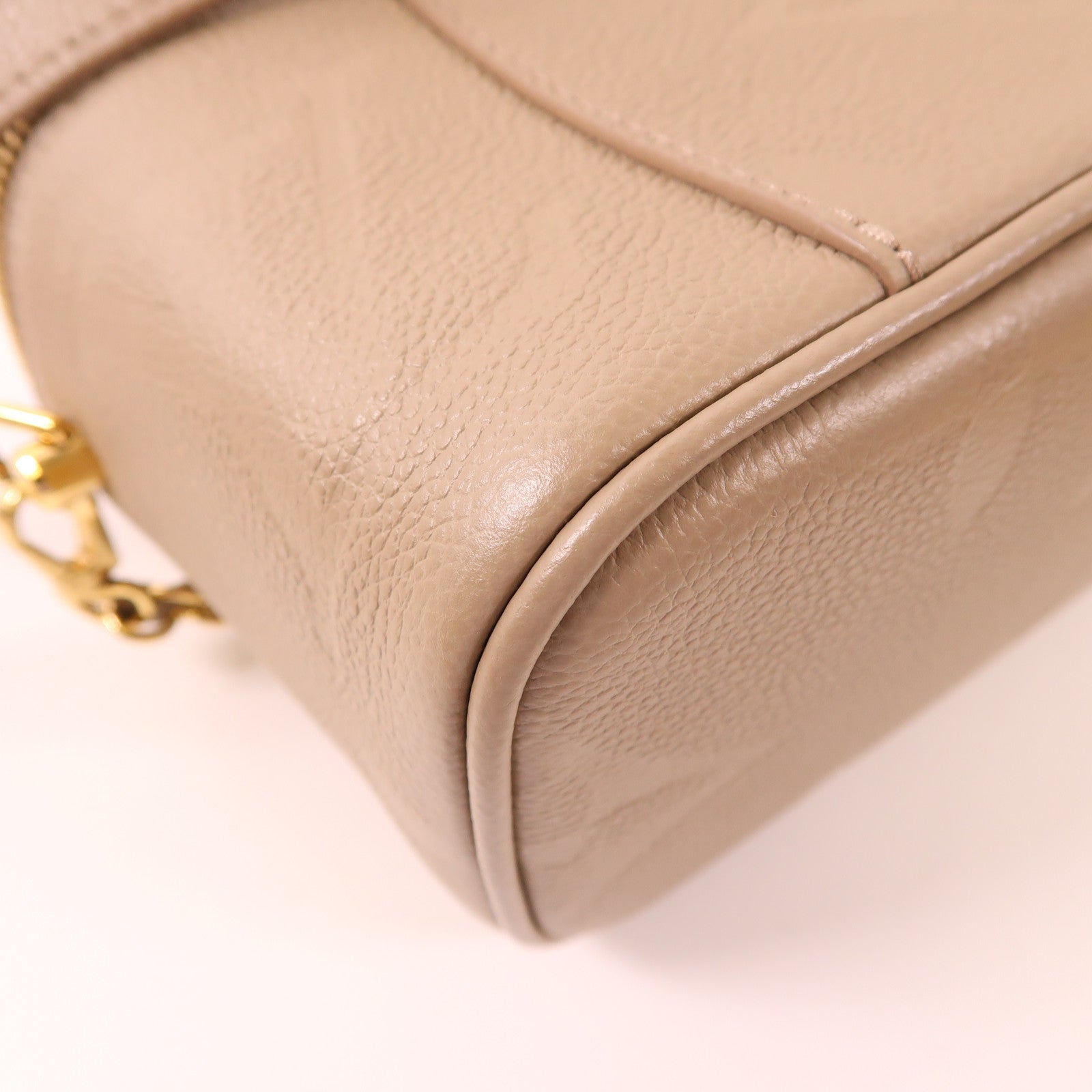 LOUIS VUITTON LV GHW Vanity PM 2 Way Bag M45608 Monogram Empreinte Beige