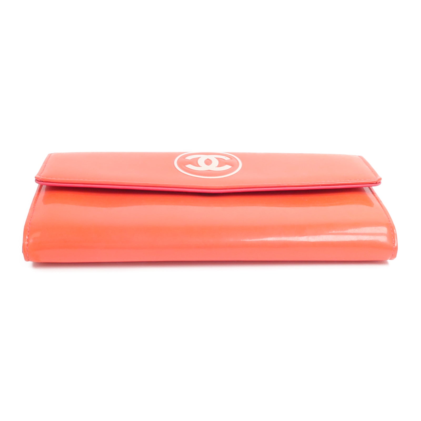 CHANEL 漆皮皮革Makeup Long Wallet長錢包